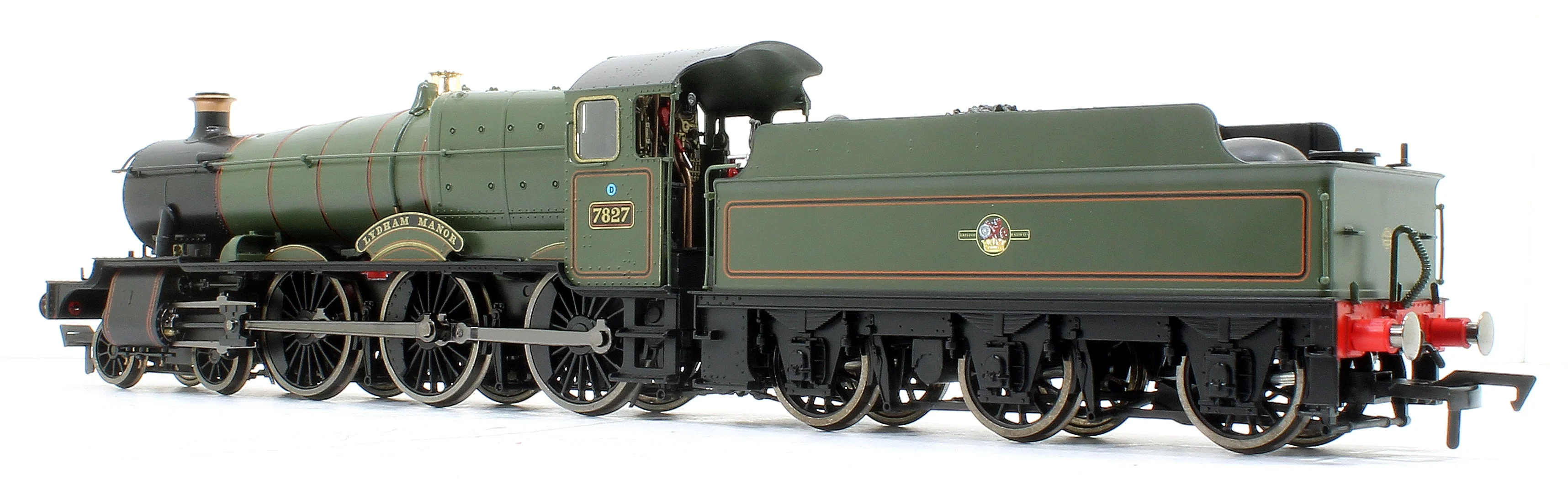 Pre-Owned 4S-001-007 Lydham Manor BR Lined Green 78xx Manor Class No.7827 4-6-0 Steam Locomotive - Image 6