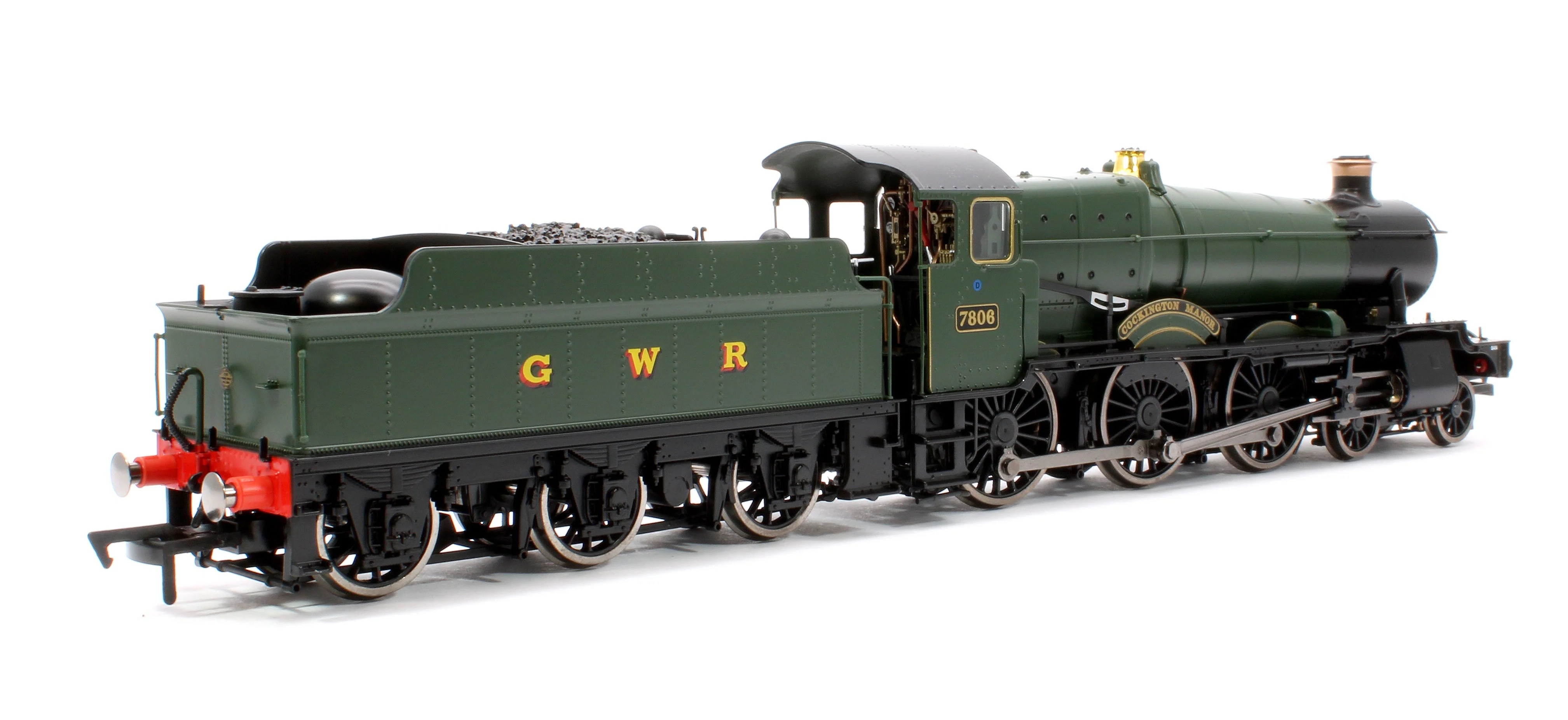 Pre-Owned 4S-001-010 Cockington Manor GW Green GWR 78xx Manor Class 4-6-0 Steam Locomotive No.7806 - Image 3