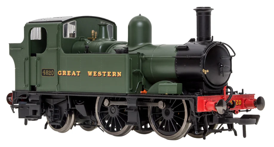 4S-006-002S 48XX Class 0-4-2 4820 Green 'Great Western' Steam Locomotive - DCC Sound