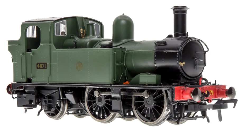 4S-006-003 48XX Class 0-4-2 4871 Green Shirt Button Steam Locomotive