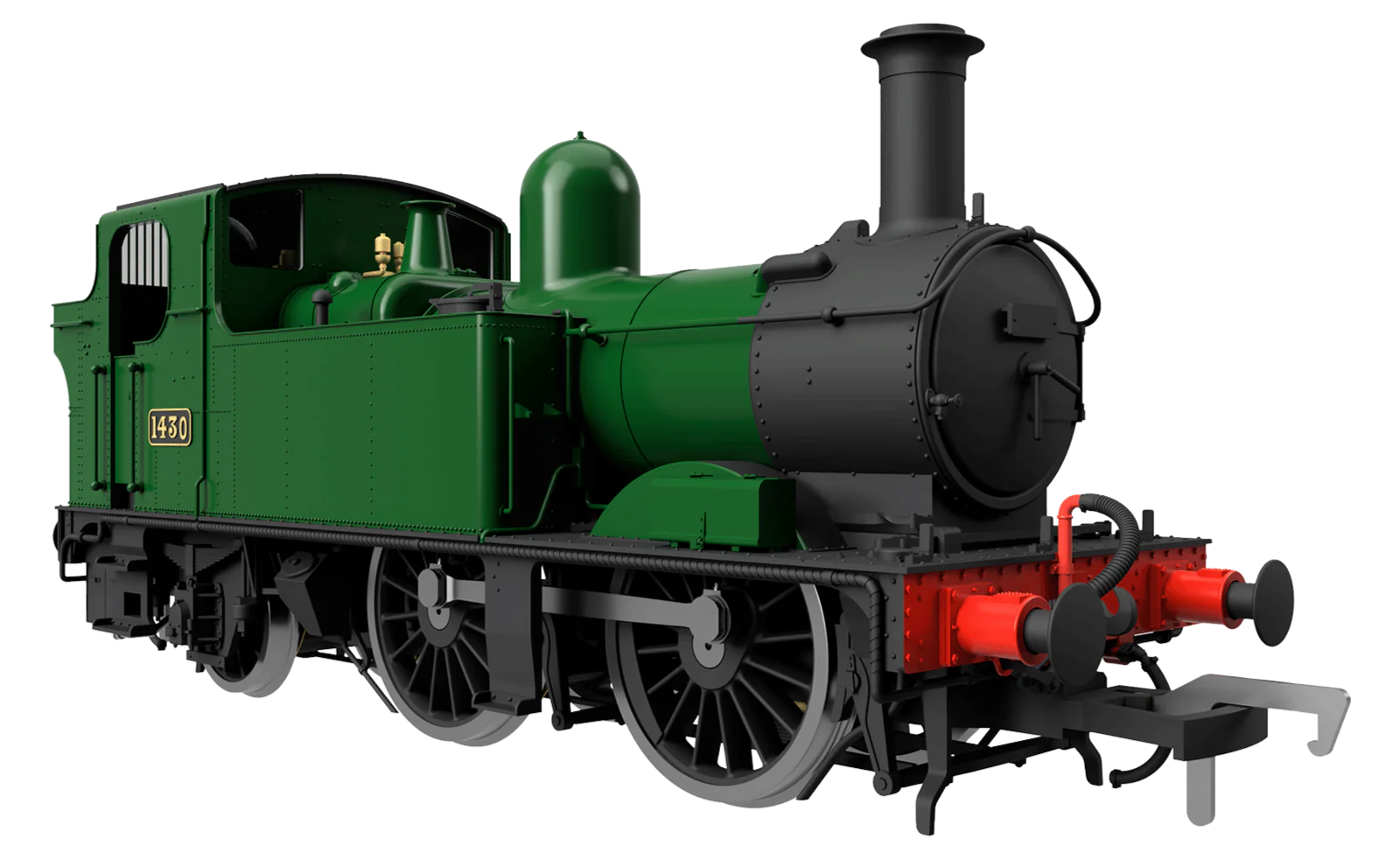 4S-006-003D 48XX Class 0-4-2 4871 Green Shirt Button Steam Locomotive - DCC Fitted - Image 2