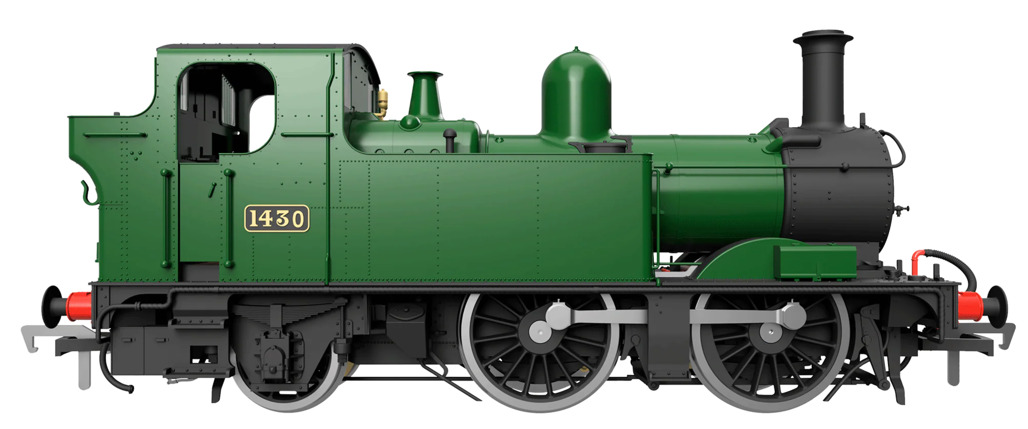 4S-006-004D 48XX Class 0-4-2 4870 Green GWR Steam Locomotive - DCC Fitted - Image 11