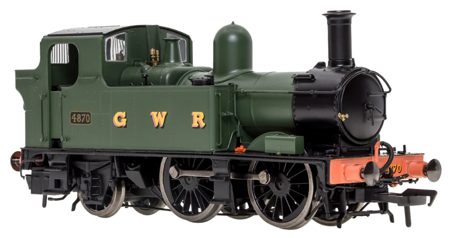 4S-006-004S 48XX Class 0-4-2 4870 Green GWR Steam Locomotive - DCC Sound