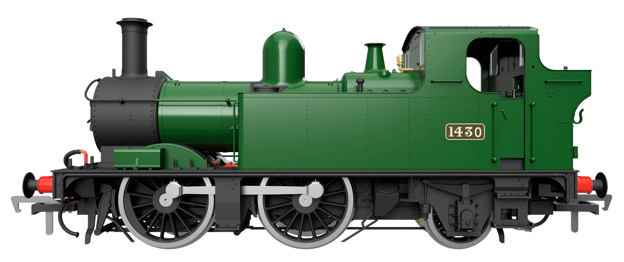 4S-006-004S 48XX Class 0-4-2 4870 Green GWR Steam Locomotive - DCC Sound - Image 10