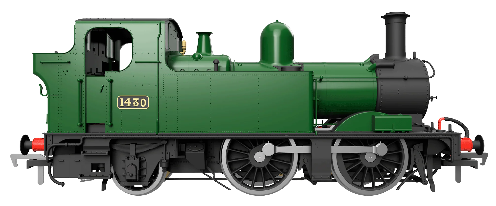 4S-006-004S 48XX Class 0-4-2 4870 Green GWR Steam Locomotive - DCC Sound - Image 11