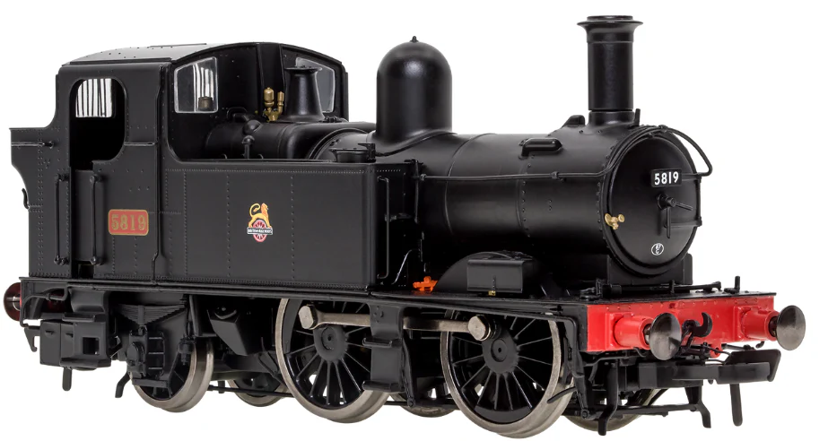 4S-006-051 58XX Class 0-4-2 5819 BR Black Early Crest Steam Locomotive