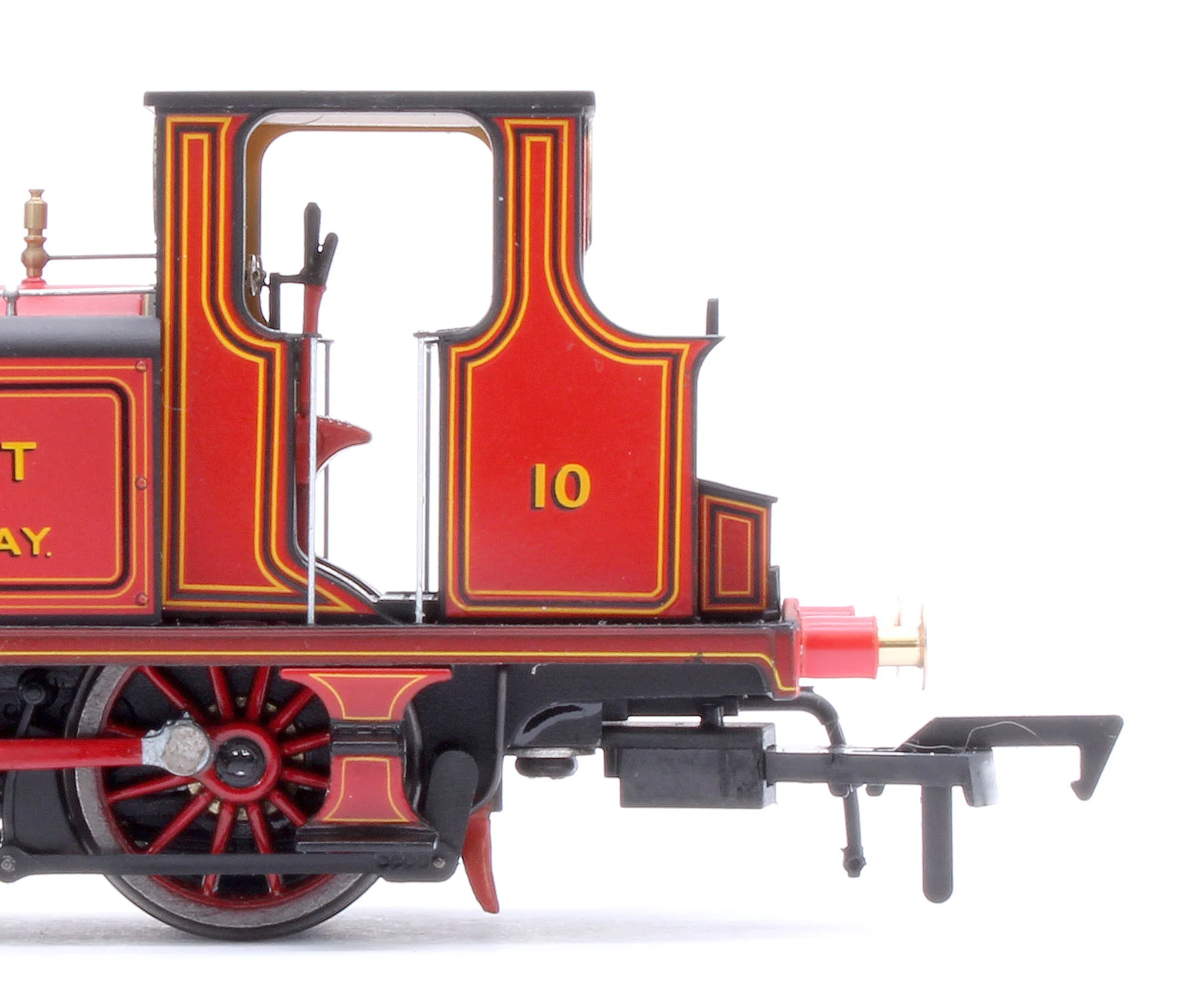 4S-010-014 Class A1 Terrier 0-6-0T Isle of Wight Central Railway Red '10' Steam Locomotive - Image 10