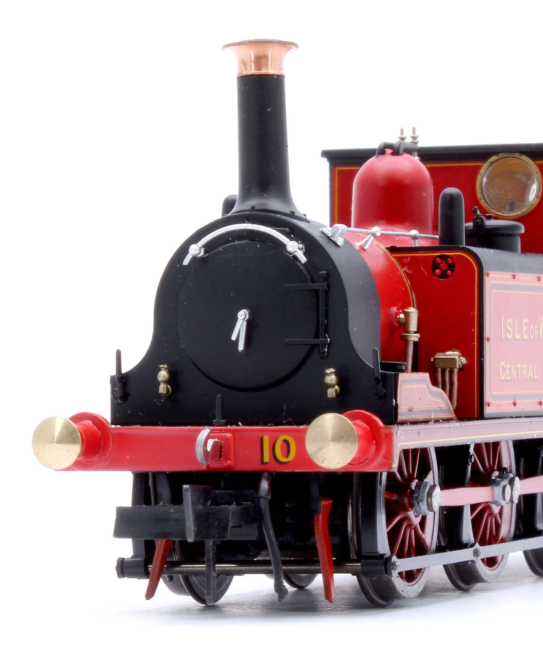 4S-010-014 Class A1 Terrier 0-6-0T Isle of Wight Central Railway Red '10' Steam Locomotive - Image 11