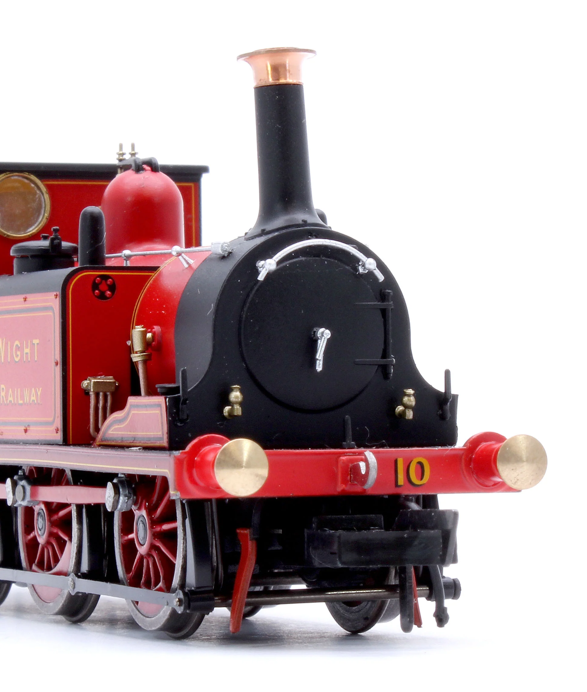 4S-010-014 Class A1 Terrier 0-6-0T Isle of Wight Central Railway Red '10' Steam Locomotive - Image 12