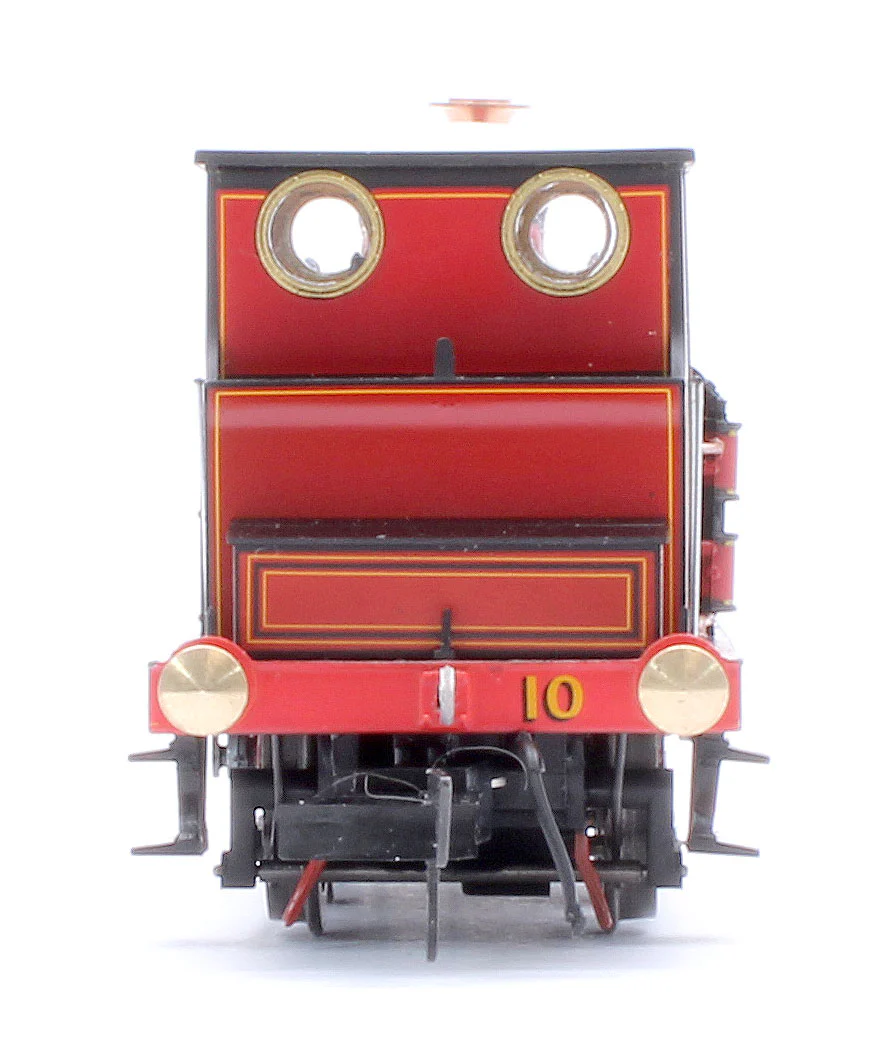 4S-010-014 Class A1 Terrier 0-6-0T Isle of Wight Central Railway Red '10' Steam Locomotive - Image 4