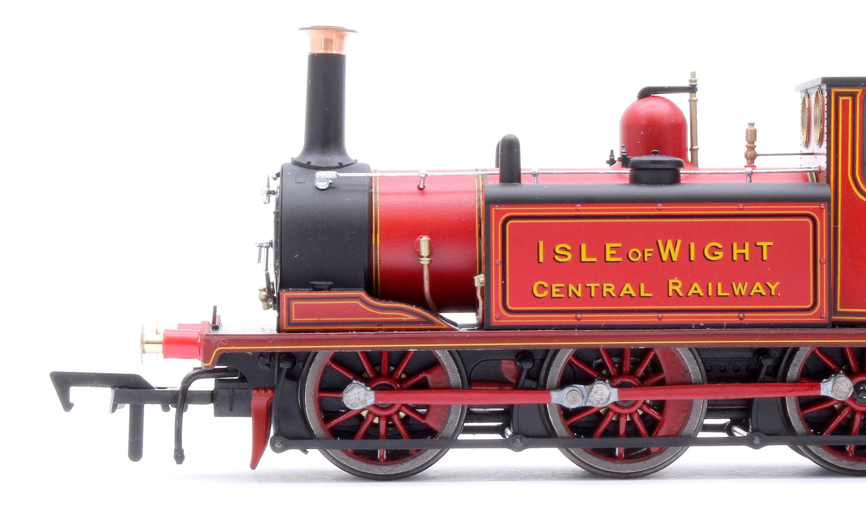 4S-010-014 Class A1 Terrier 0-6-0T Isle of Wight Central Railway Red '10' Steam Locomotive - Image 9