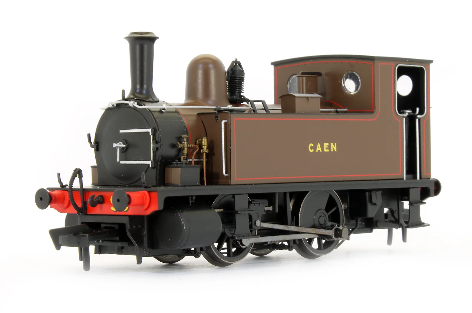 4S-018-002 L&SWR B4 0-4-0T 'Caen' Brown 90 Steam Locomotive