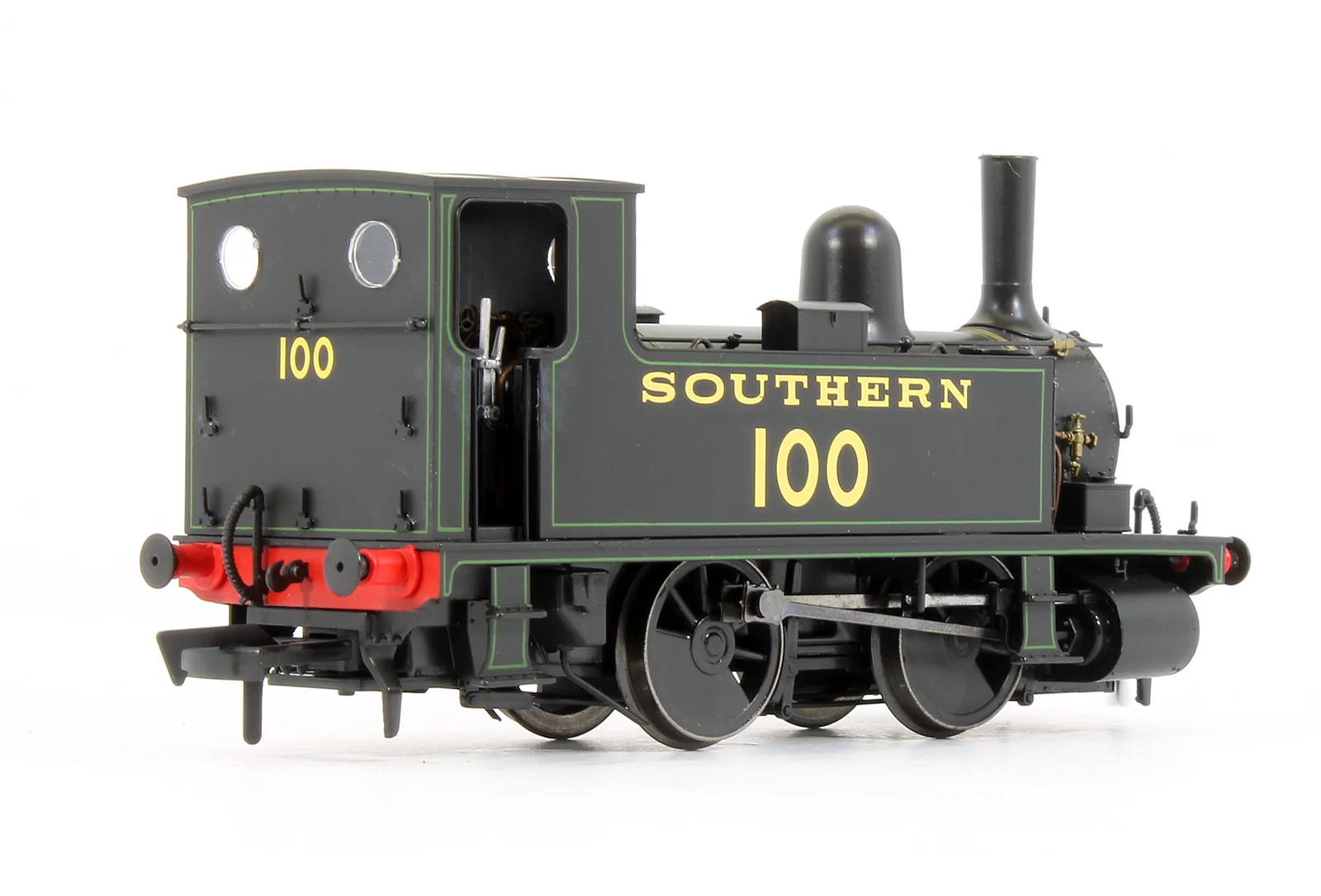 4S-018-008 B4 0-4-0T Southern Lined Green '100' Steam Locomotive - Image 2