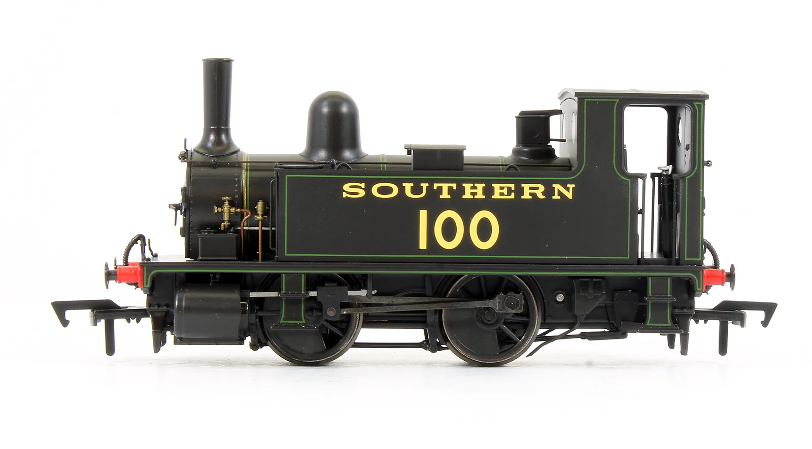 4S-018-008 B4 0-4-0T Southern Lined Green '100' Steam Locomotive - Image 4
