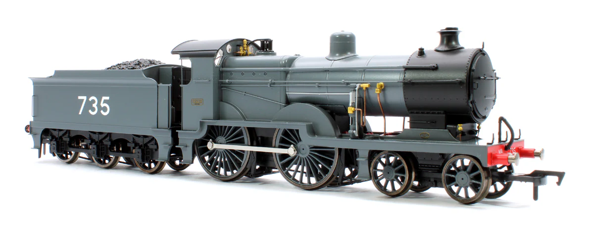 4S-028-001 SECR Maunsell D1 Class SECR Grey 4-4-0 Steam Locomotive No.735 - Image 4
