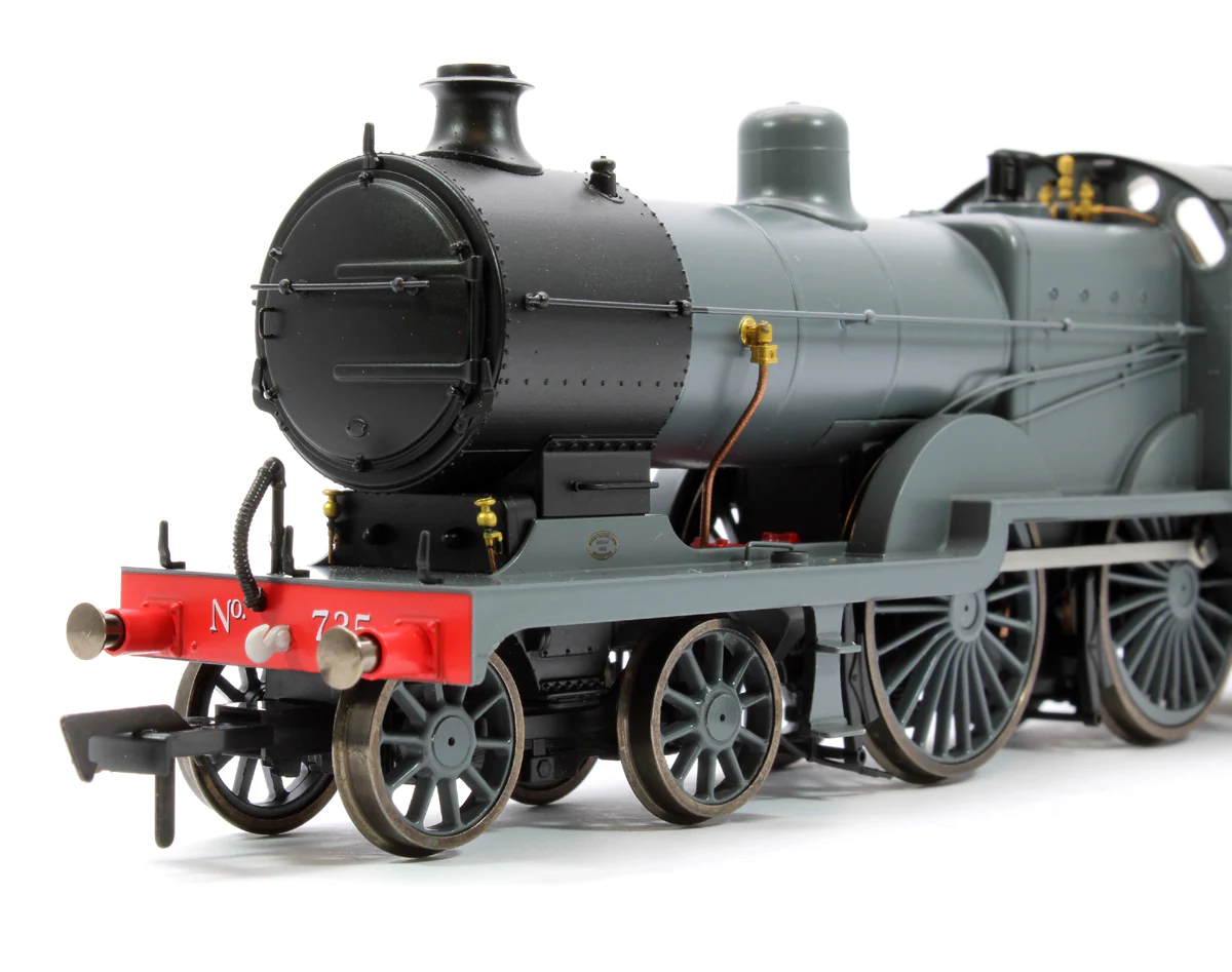 4S-028-001 SECR Maunsell D1 Class SECR Grey 4-4-0 Steam Locomotive No.735 - Image 8