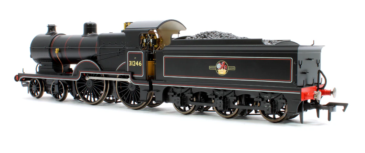 4S-028-005 SECR Maunsell D1 Class BR Black (Late Crest) 4-4-0 Steam Locomotive No.31246 - Image 2