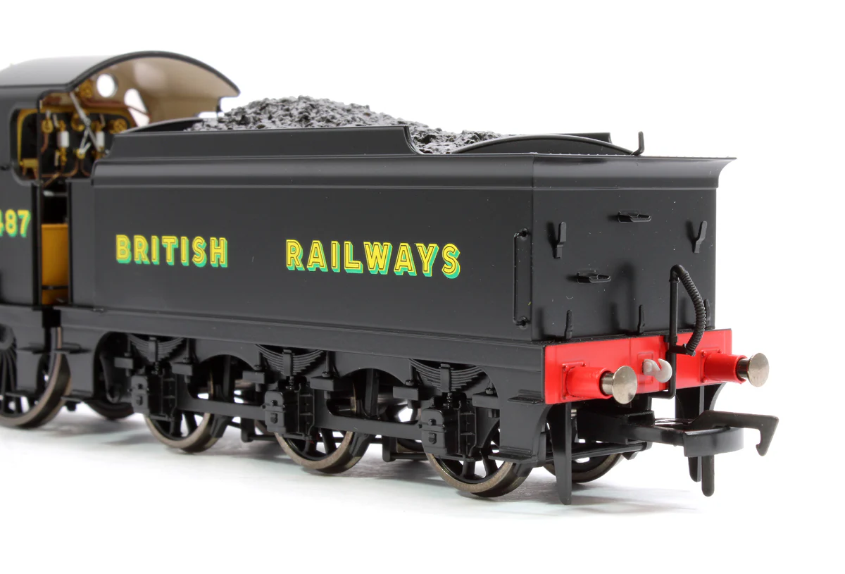 4S-028-006S SECR Maunsell D1 Class BR Black (Sunshine Lettering) 4-4-0 Steam Locomotive No.31487 (DCC Sound) - Image 9