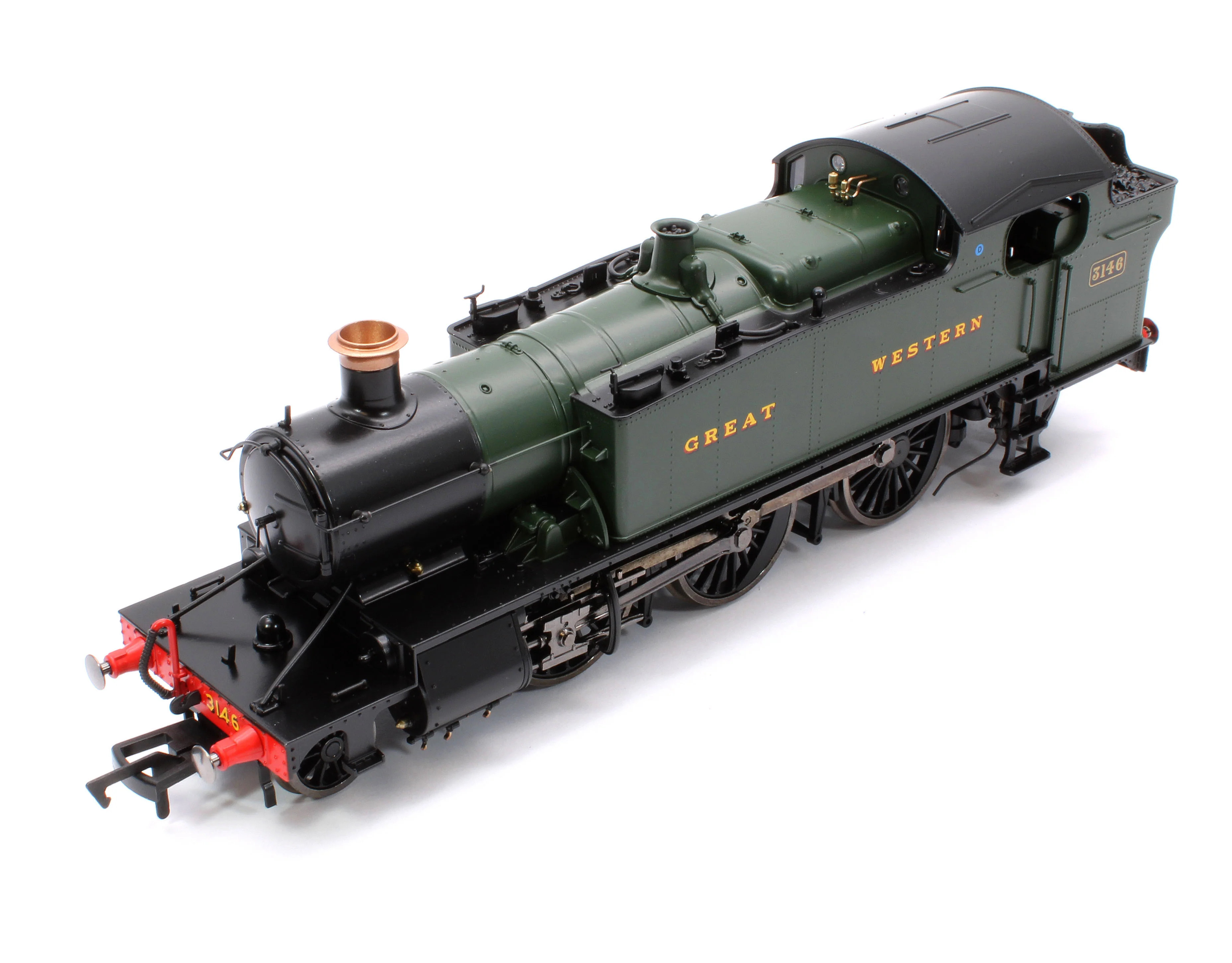 4S-041-008 Large Prairie 3146 GWR Green Great Western Steam Locomotive - Image 9