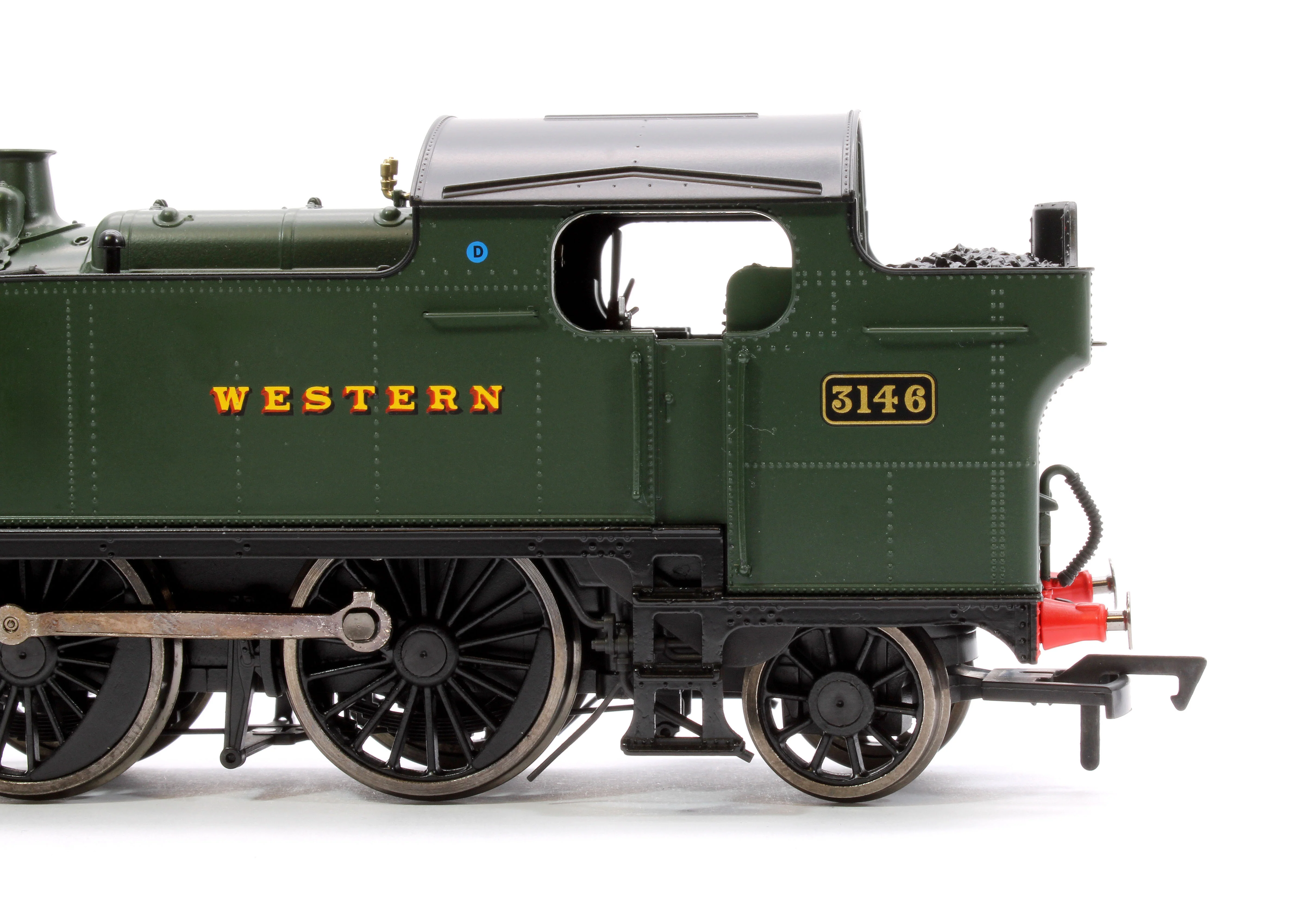 4S-041-008S Large Prairie 3146 GWR Green Great Western Steam Locomotive - DCC Sound - Image 8