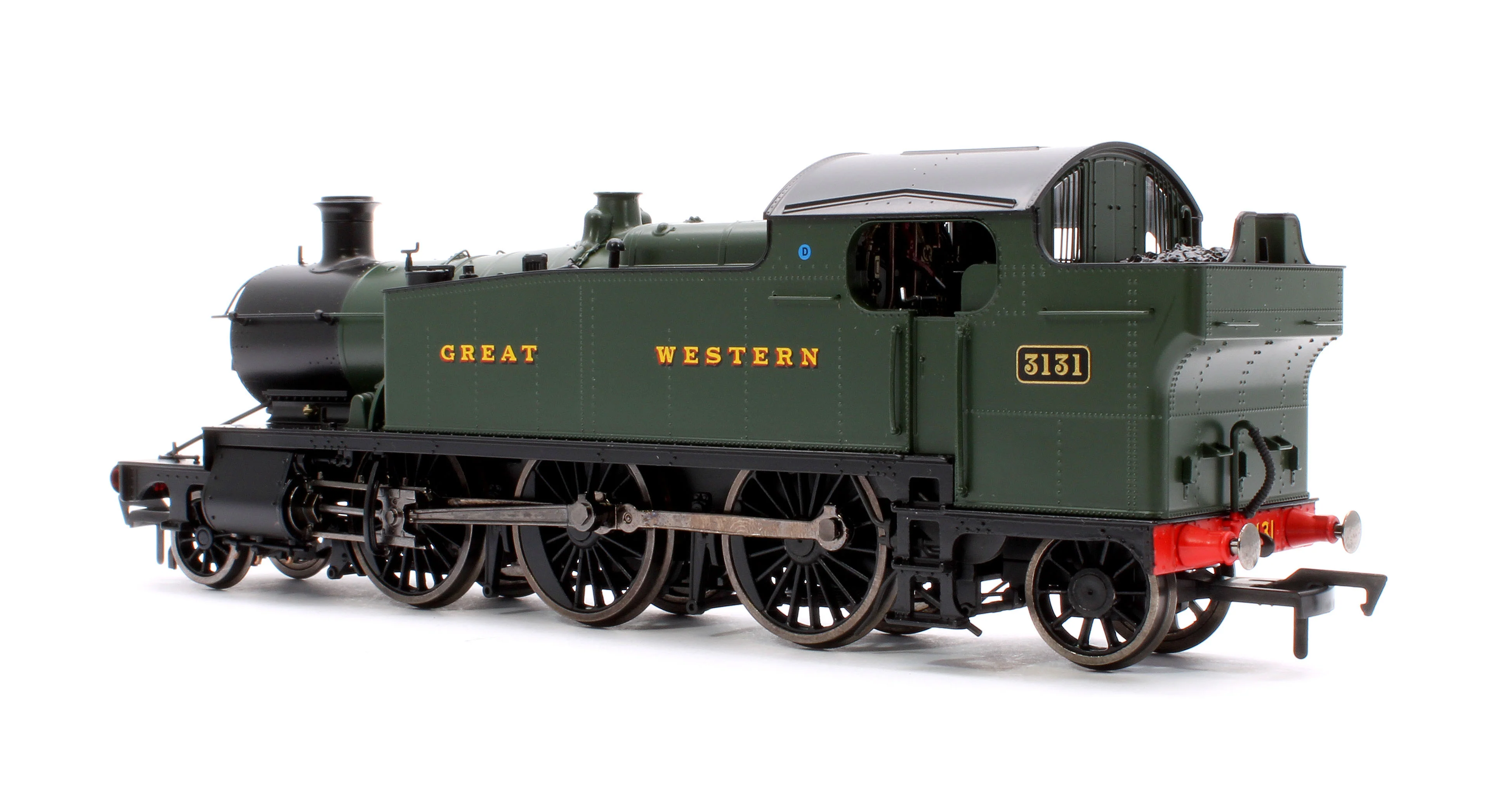 4S-041-009 Large Prairie 3131 GWR Green Great Western Steam Locomotive - Image 2