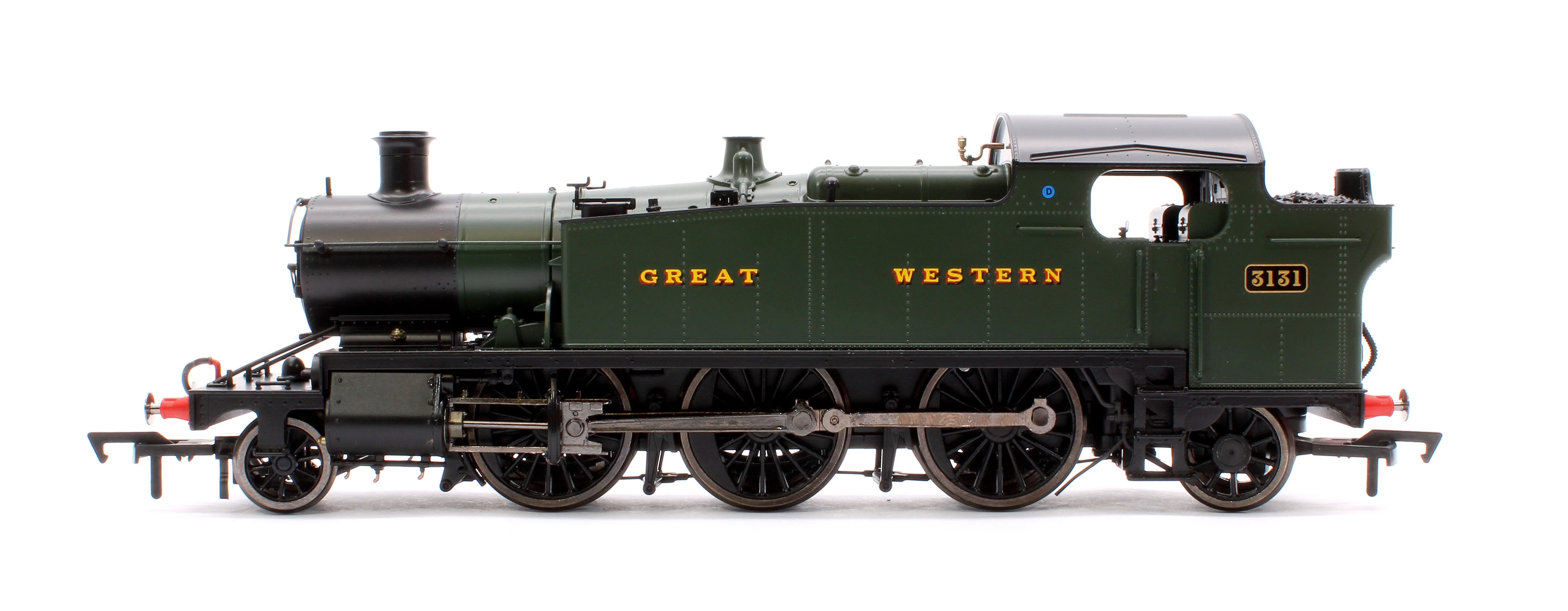4S-041-009 Large Prairie 3131 GWR Green Great Western Steam Locomotive - Image 5