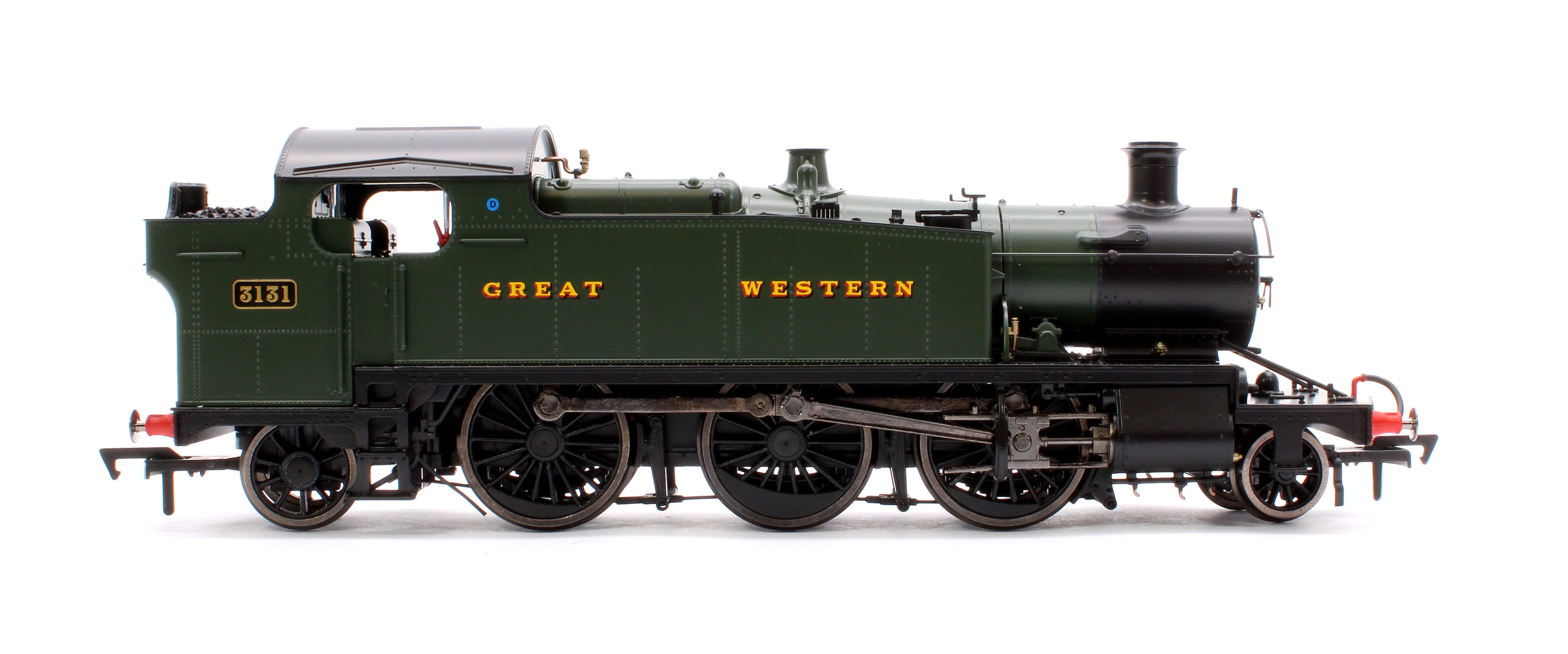 4S-041-009 Large Prairie 3131 GWR Green Great Western Steam Locomotive - Image 6