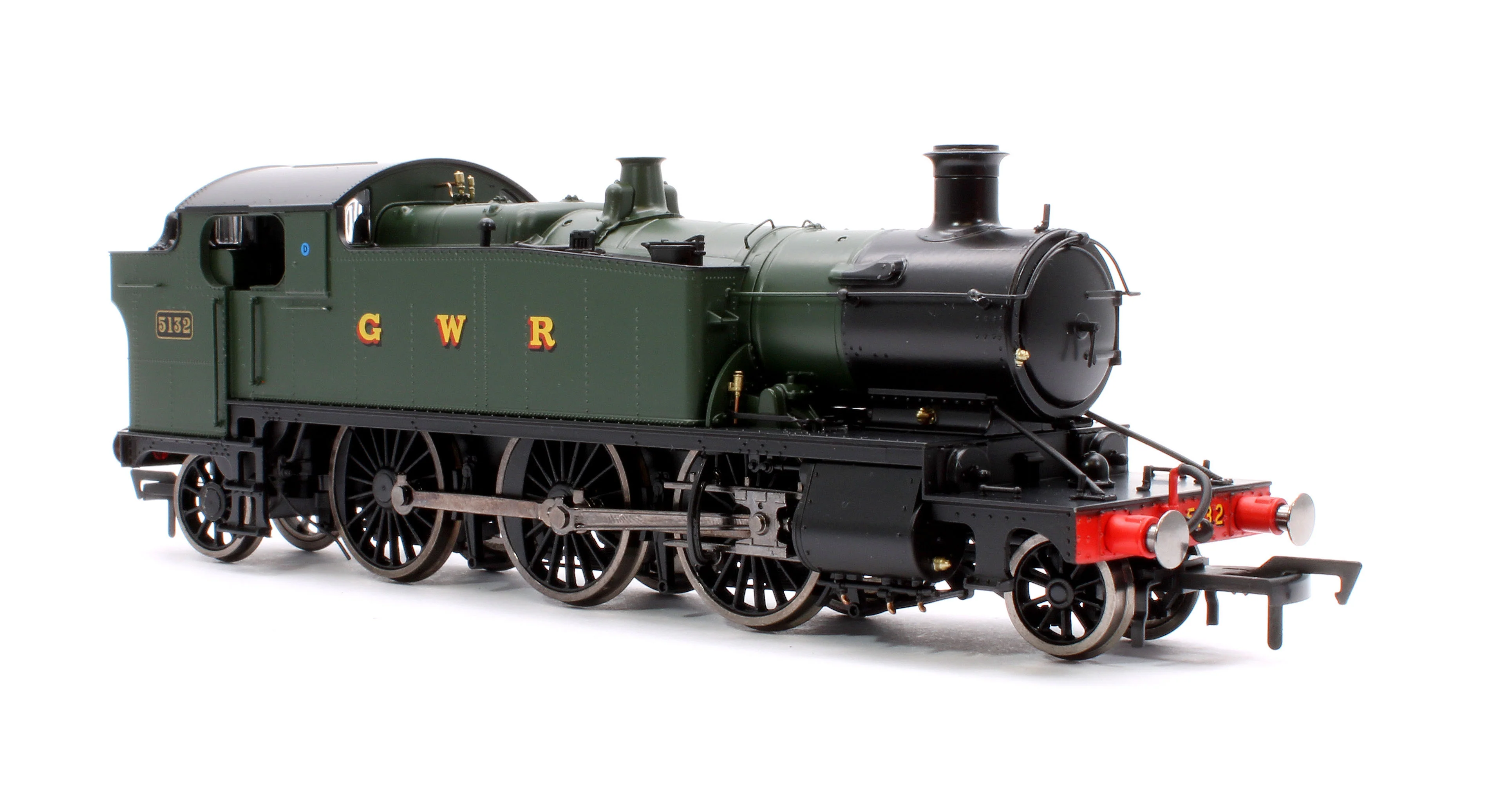 4S-041-011D Large Prairie 5132 GWR Green GWR Steam Locomotive - DCC Fitted - Image 4