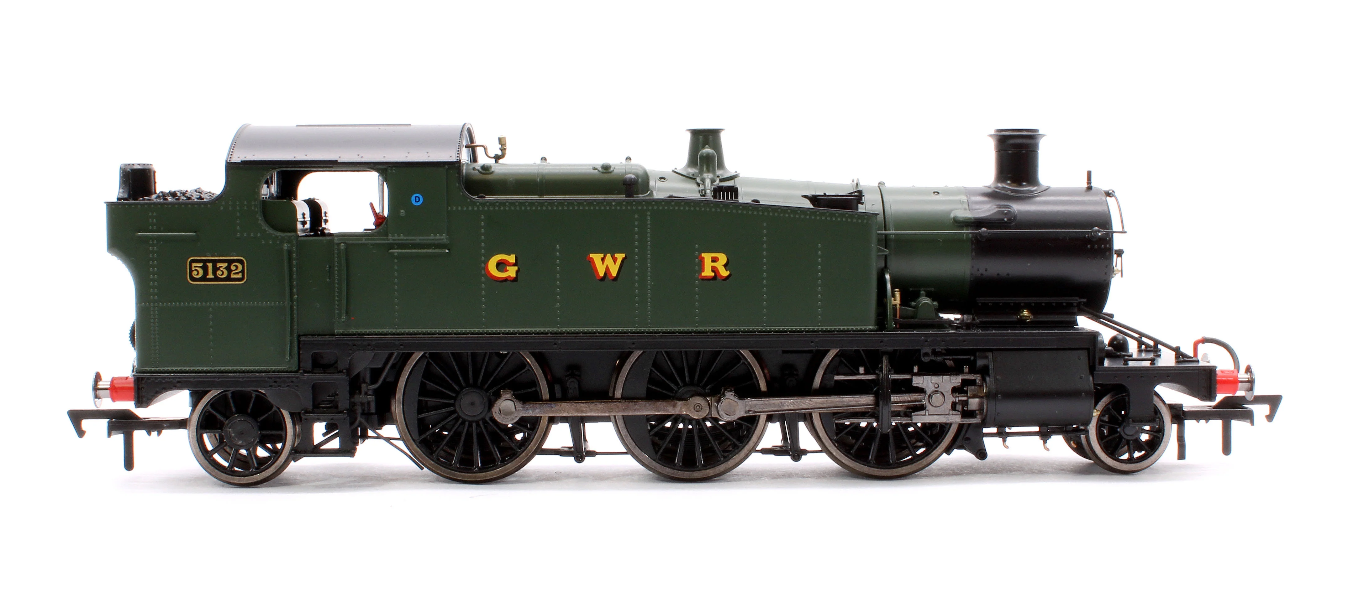 4S-041-011D Large Prairie 5132 GWR Green GWR Steam Locomotive - DCC Fitted - Image 6