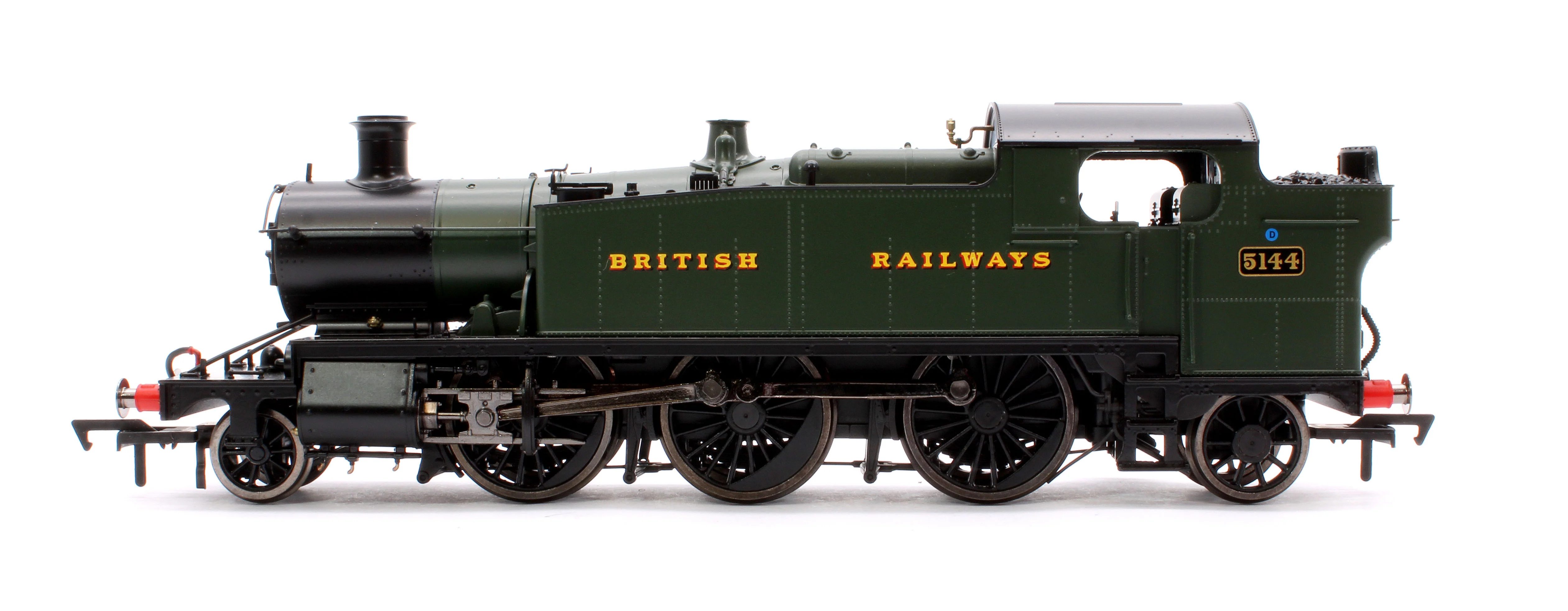4S-041-012 Large Prairie 5144 GWR Green British Railways Steam Locomotive - Image 5