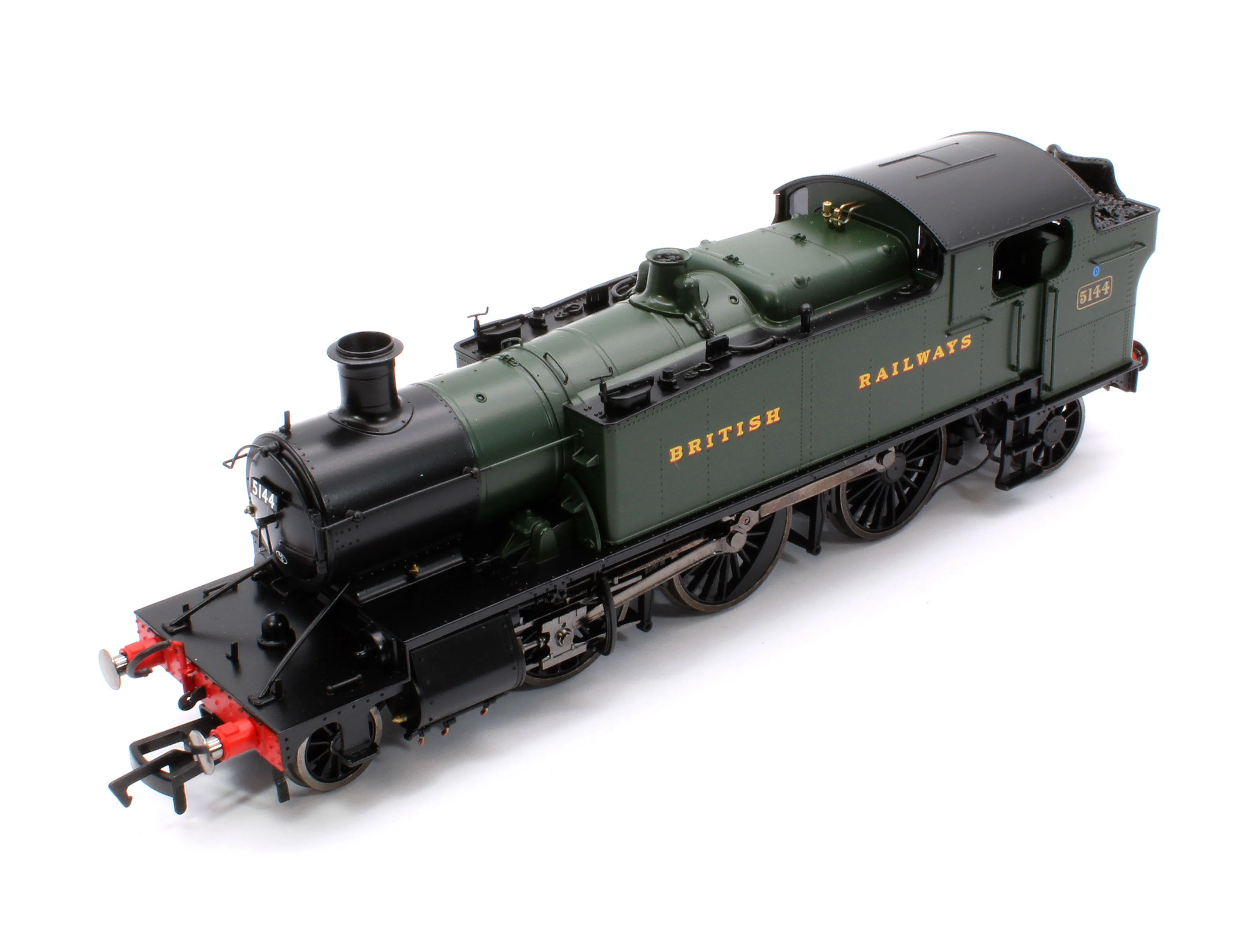 4S-041-012 Large Prairie 5144 GWR Green British Railways Steam Locomotive - Image 9