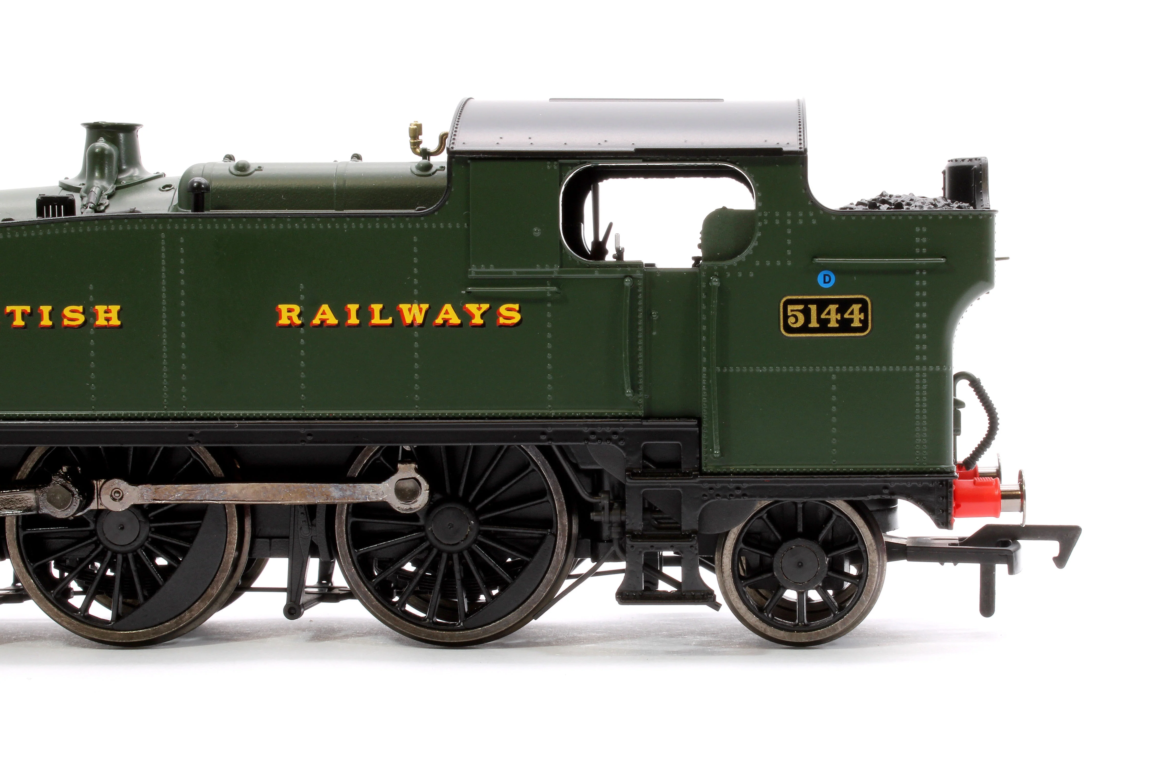 4S-041-012D Large Prairie 5144 GWR Green British Railways Steam Locomotive - DCC Fitted - Image 8