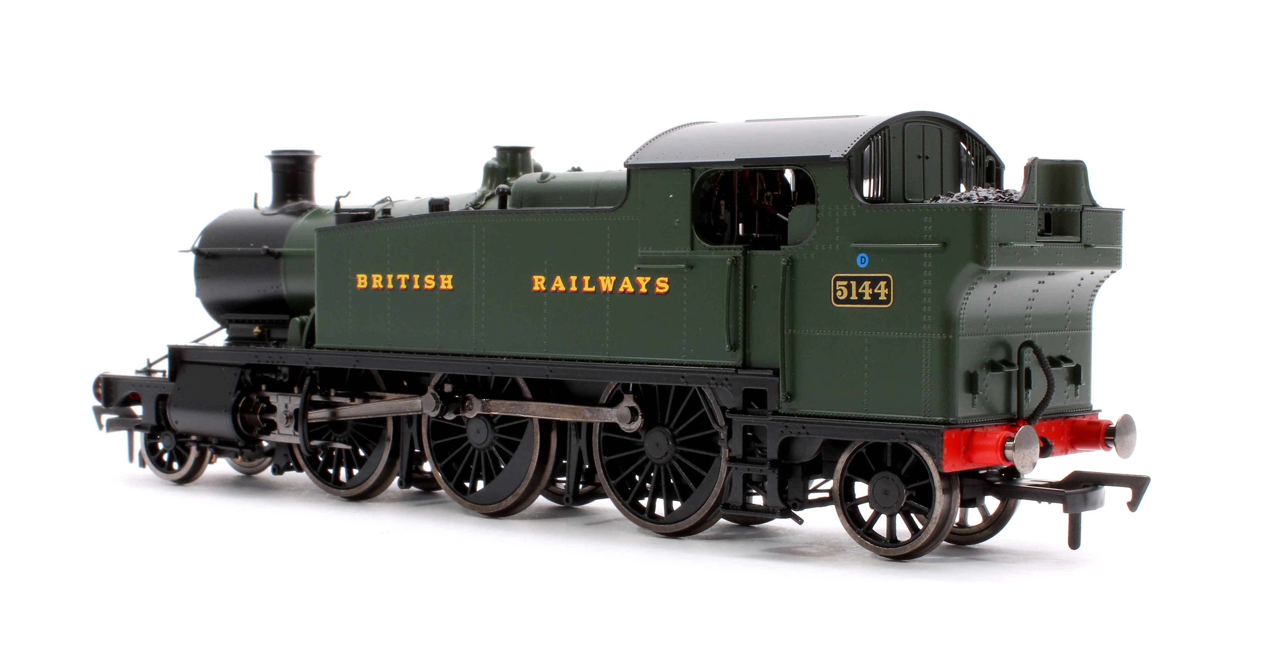 4S-041-012S Large Prairie 5144 GWR Green British Railways Steam Locomotive - DCC Sound - Image 2