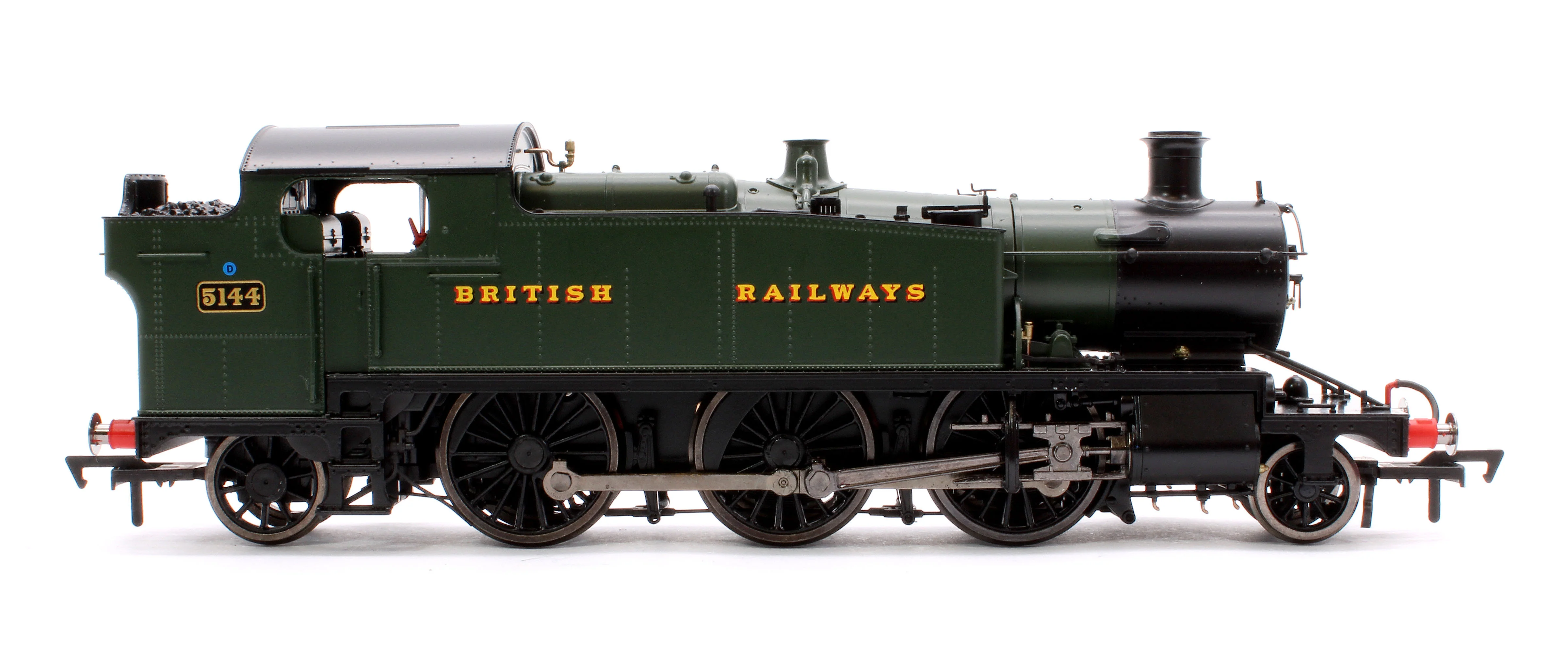 4S-041-012S Large Prairie 5144 GWR Green British Railways Steam Locomotive - DCC Sound - Image 6