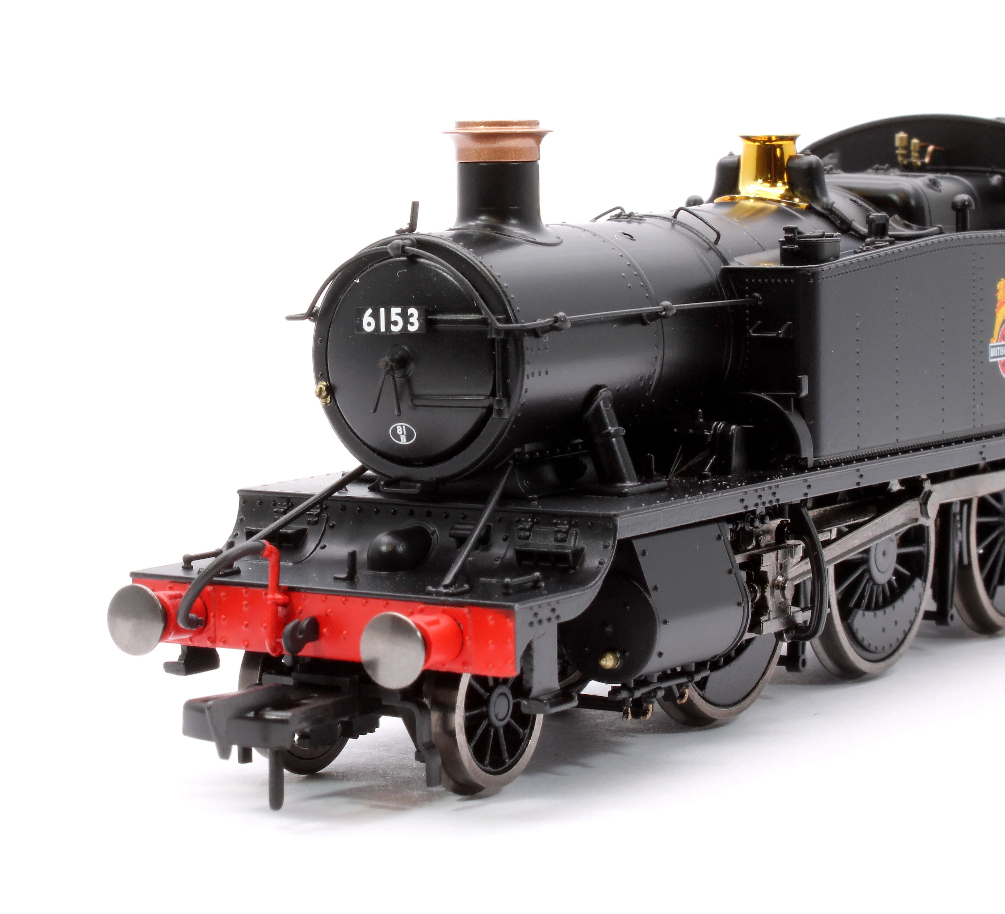 4S-041-013 Large Prairie 6153 BR Black Early Crest Steam Locomotive - Image 7