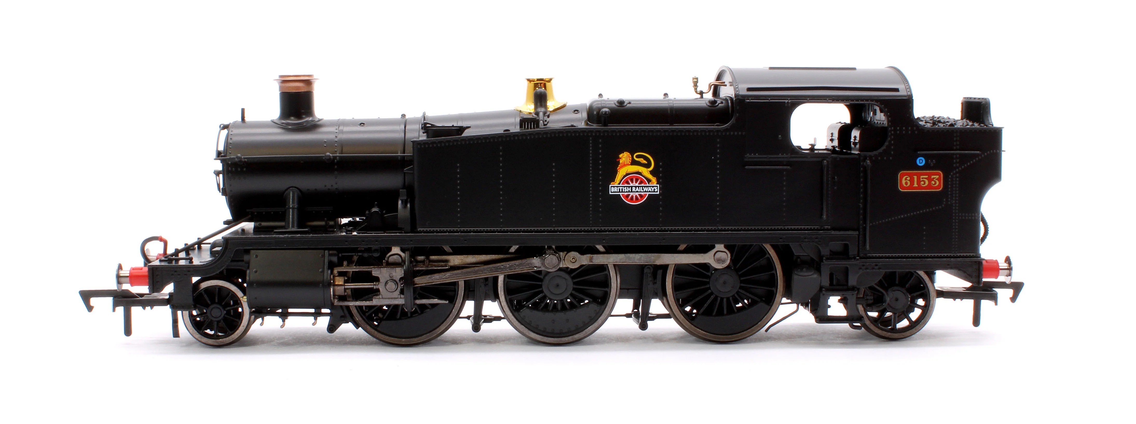 4S-041-013S Large Prairie 6153 BR Black Early Crest Steam Locomotive - DCC Sound - Image 5