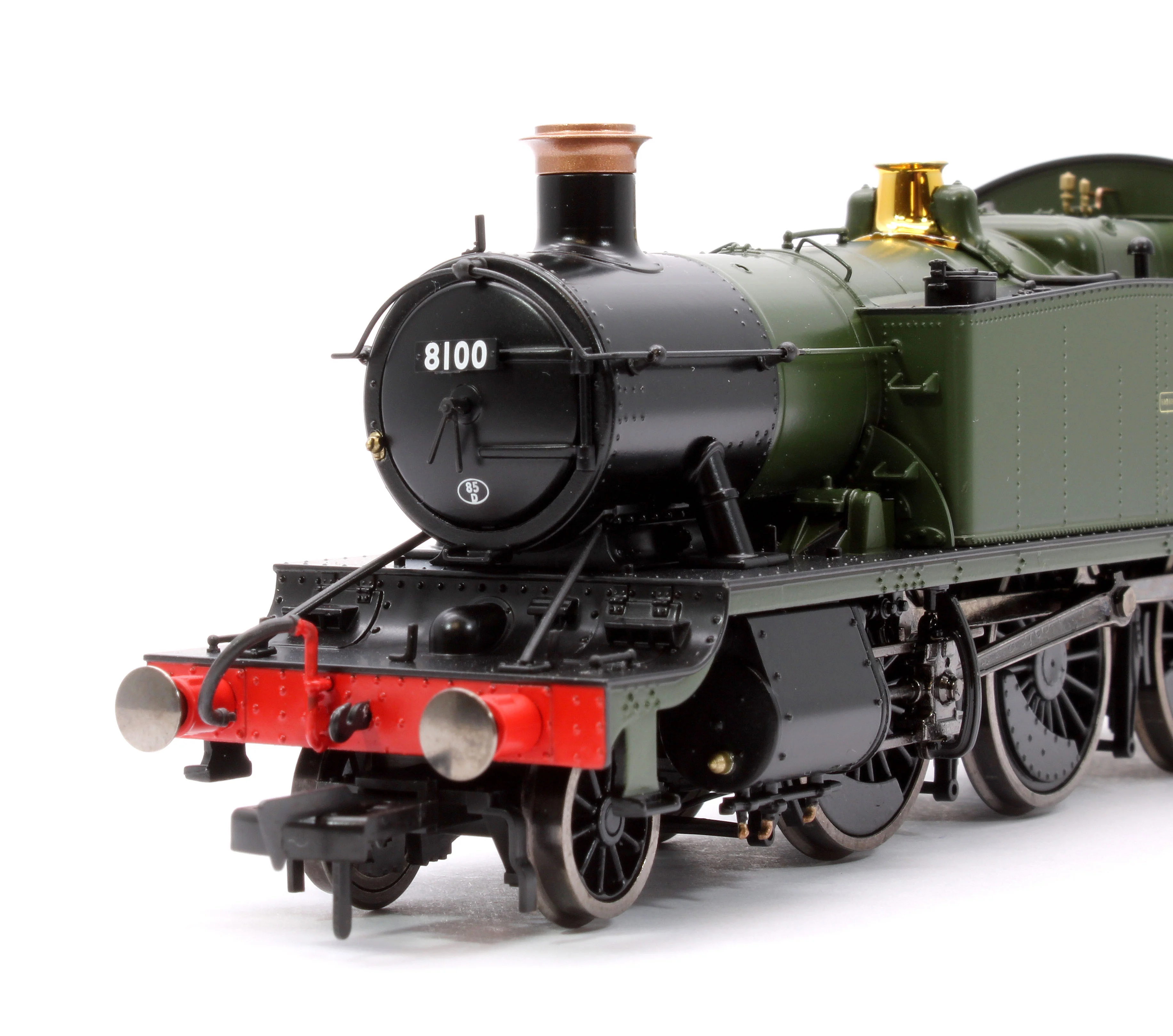 4S-041-014S Large Prairie 8100 BR Green Late Crest Steam Locomotive - DCC Sound - Image 7