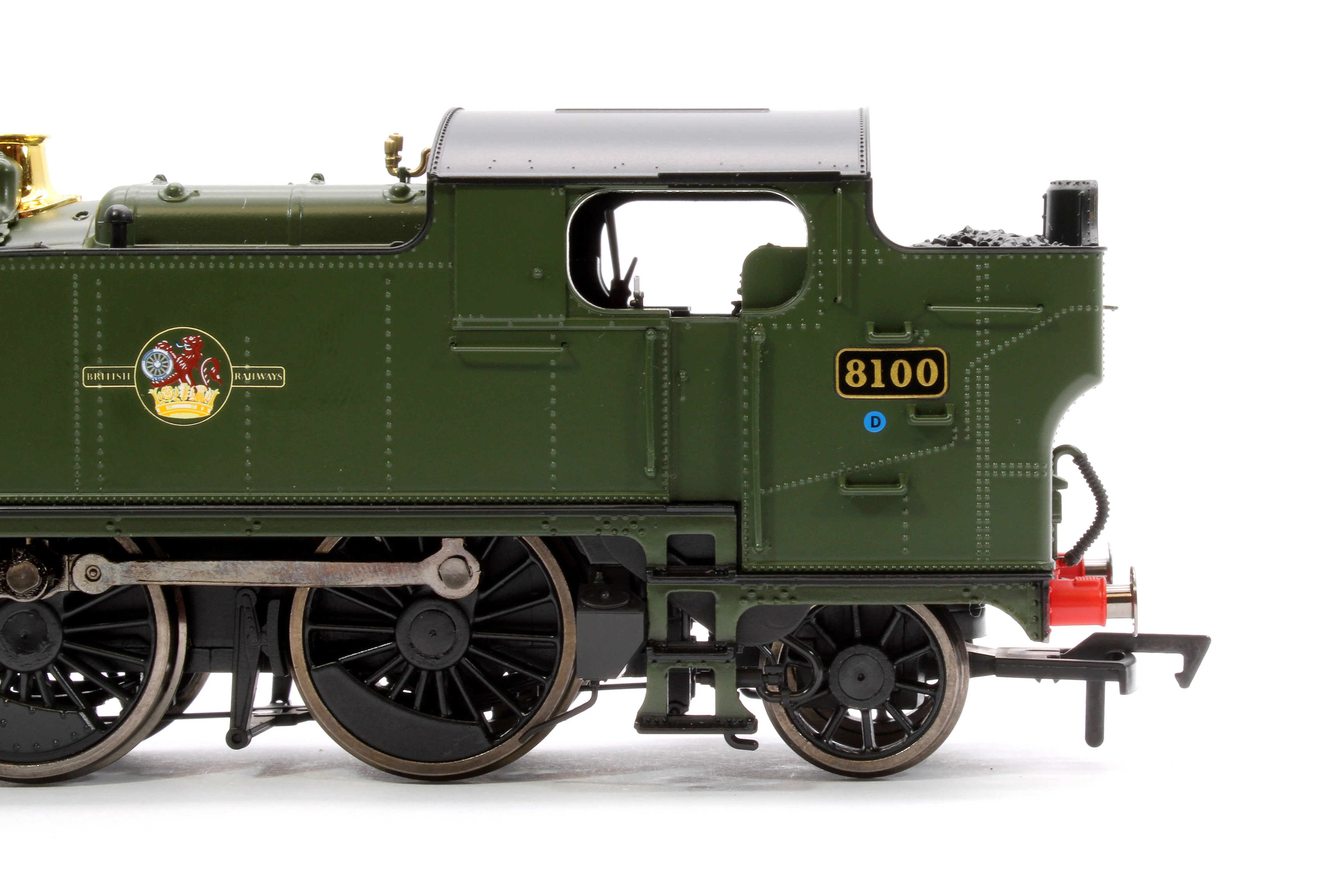 4S-041-014S Large Prairie 8100 BR Green Late Crest Steam Locomotive - DCC Sound - Image 8