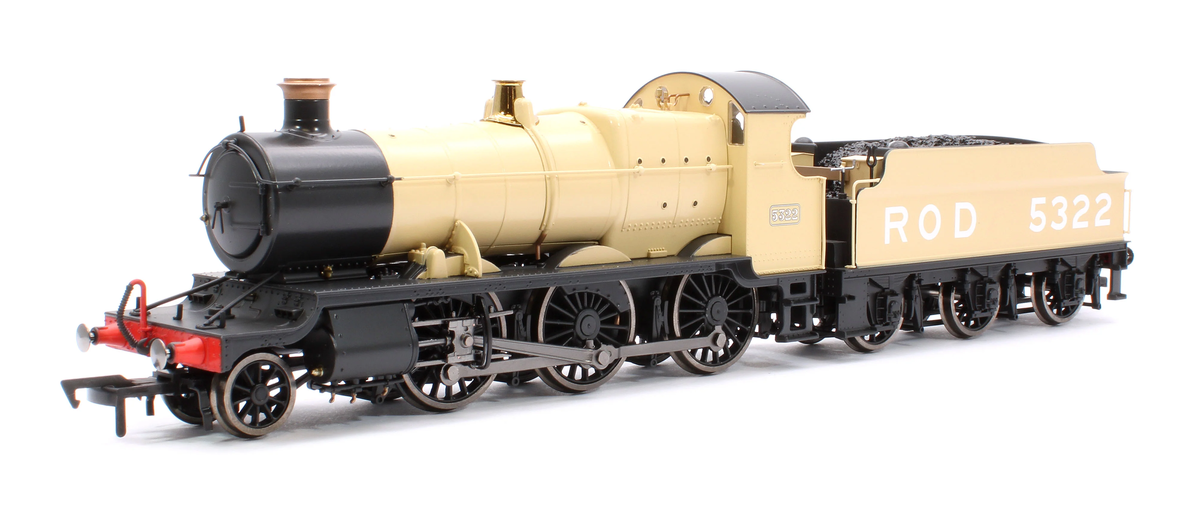 4S-043-008D GWR 43xx 2-6-0 Mogul 5322 Khaki Steam Locomotive - DCC FItted