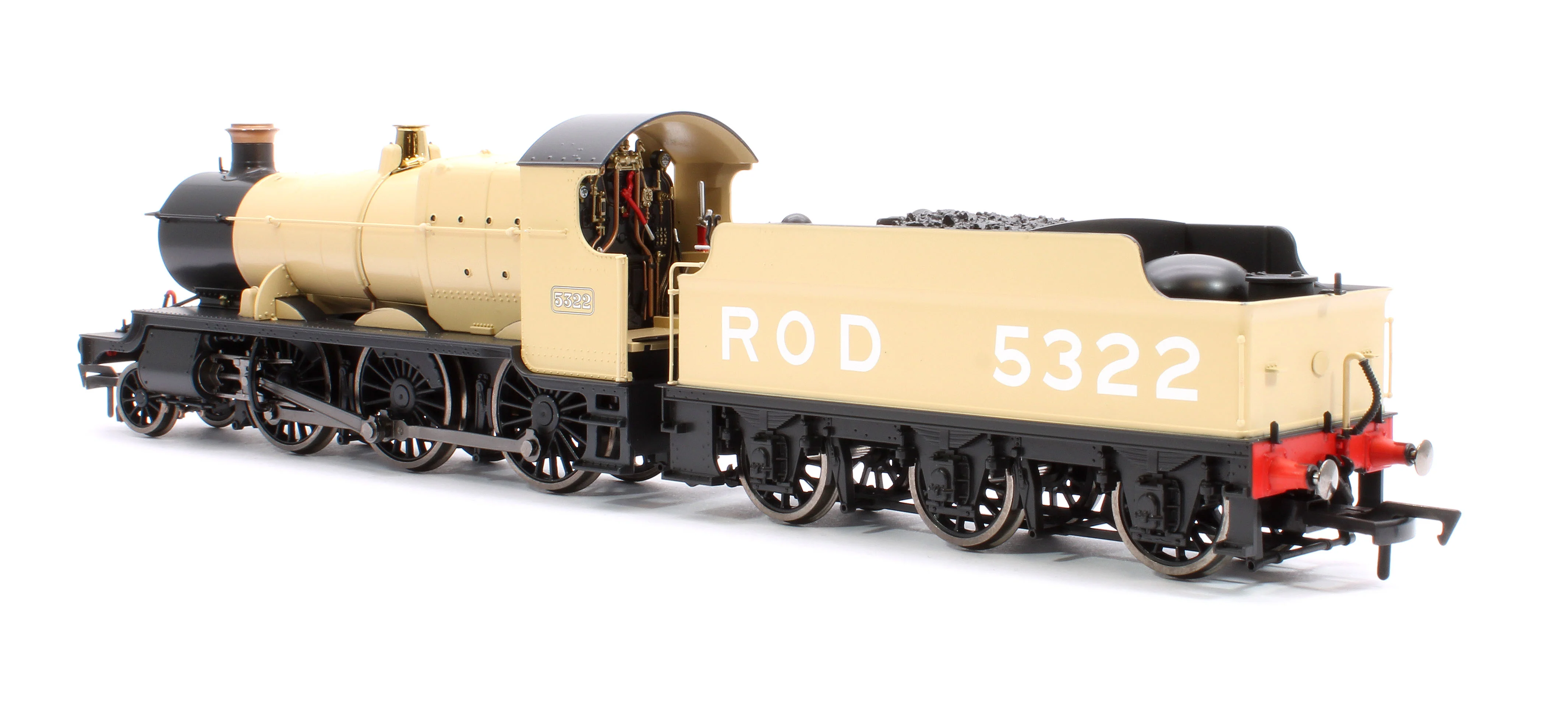 4S-043-008D GWR 43xx 2-6-0 Mogul 5322 Khaki Steam Locomotive - DCC FItted - Image 2