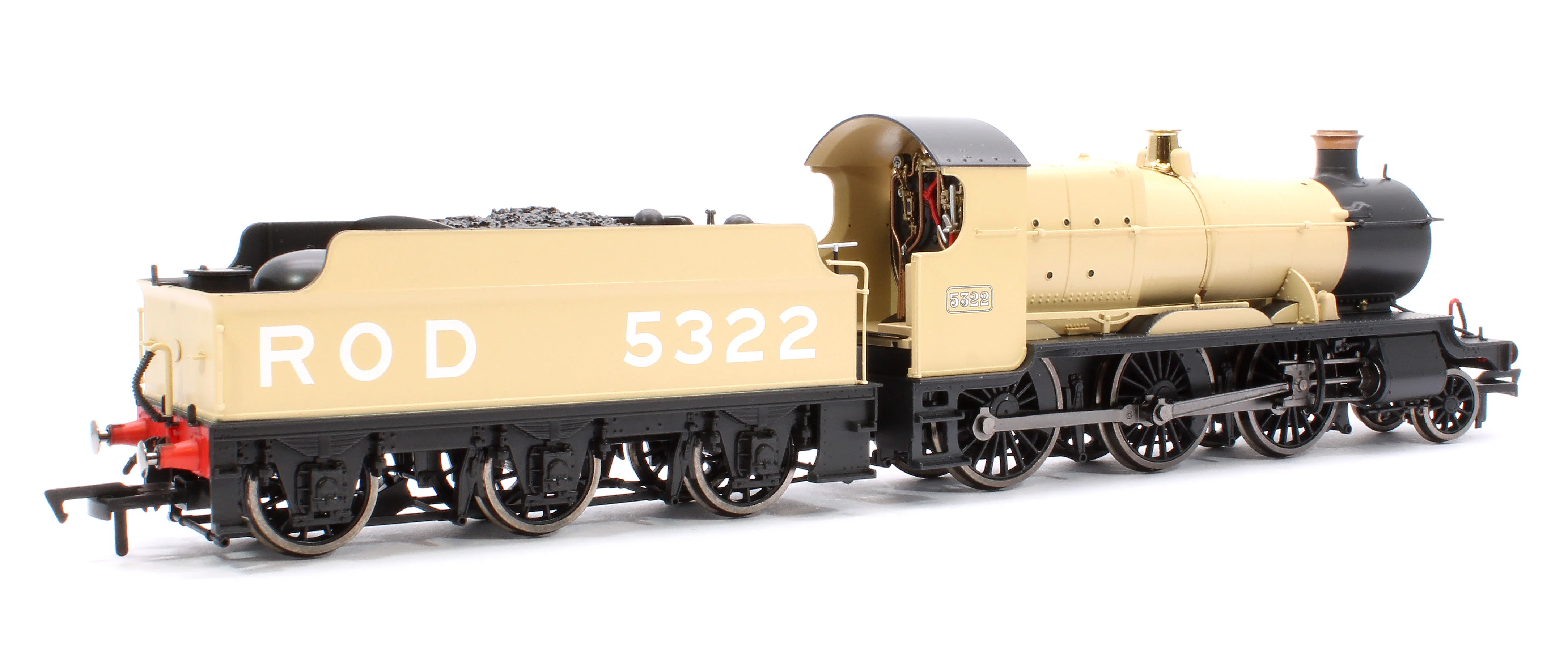 4S-043-008D GWR 43xx 2-6-0 Mogul 5322 Khaki Steam Locomotive - DCC FItted - Image 3
