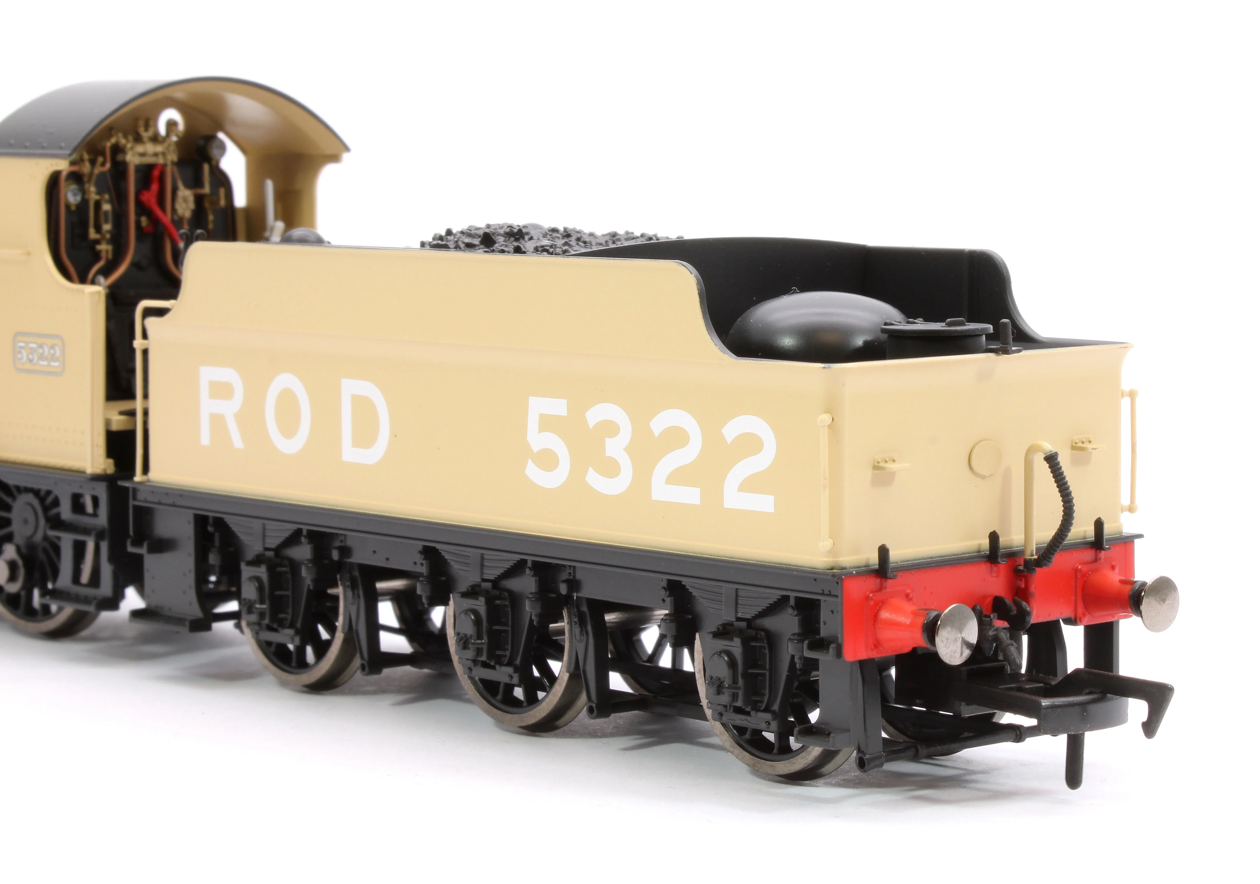 4S-043-008D GWR 43xx 2-6-0 Mogul 5322 Khaki Steam Locomotive - DCC FItted - Image 7