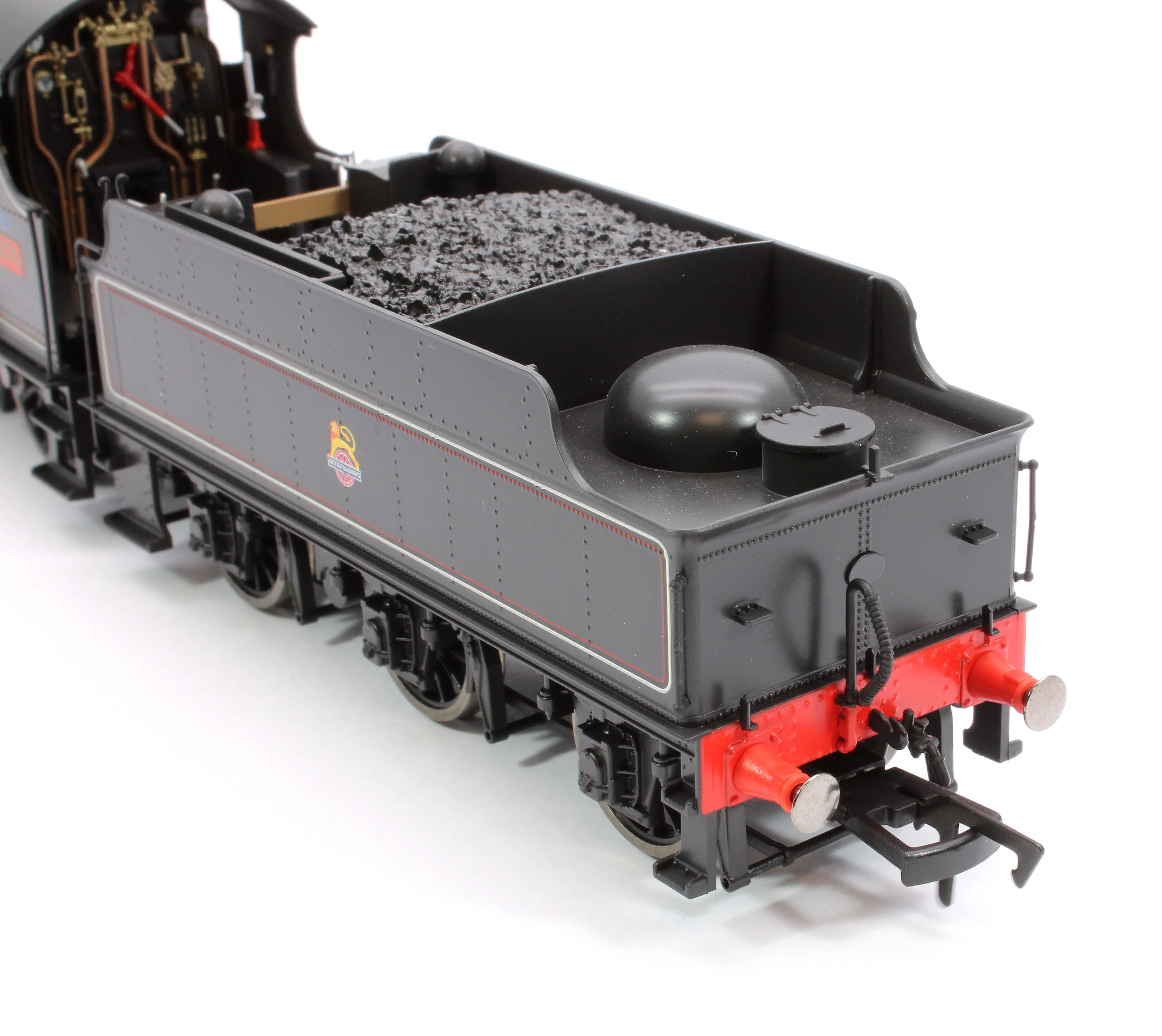 4S-043-013S GWR 43xx 2-6-0 Mogul 5370 BR Lined Black Early Crest Steam Locomotive - DCC Sound - Image 10