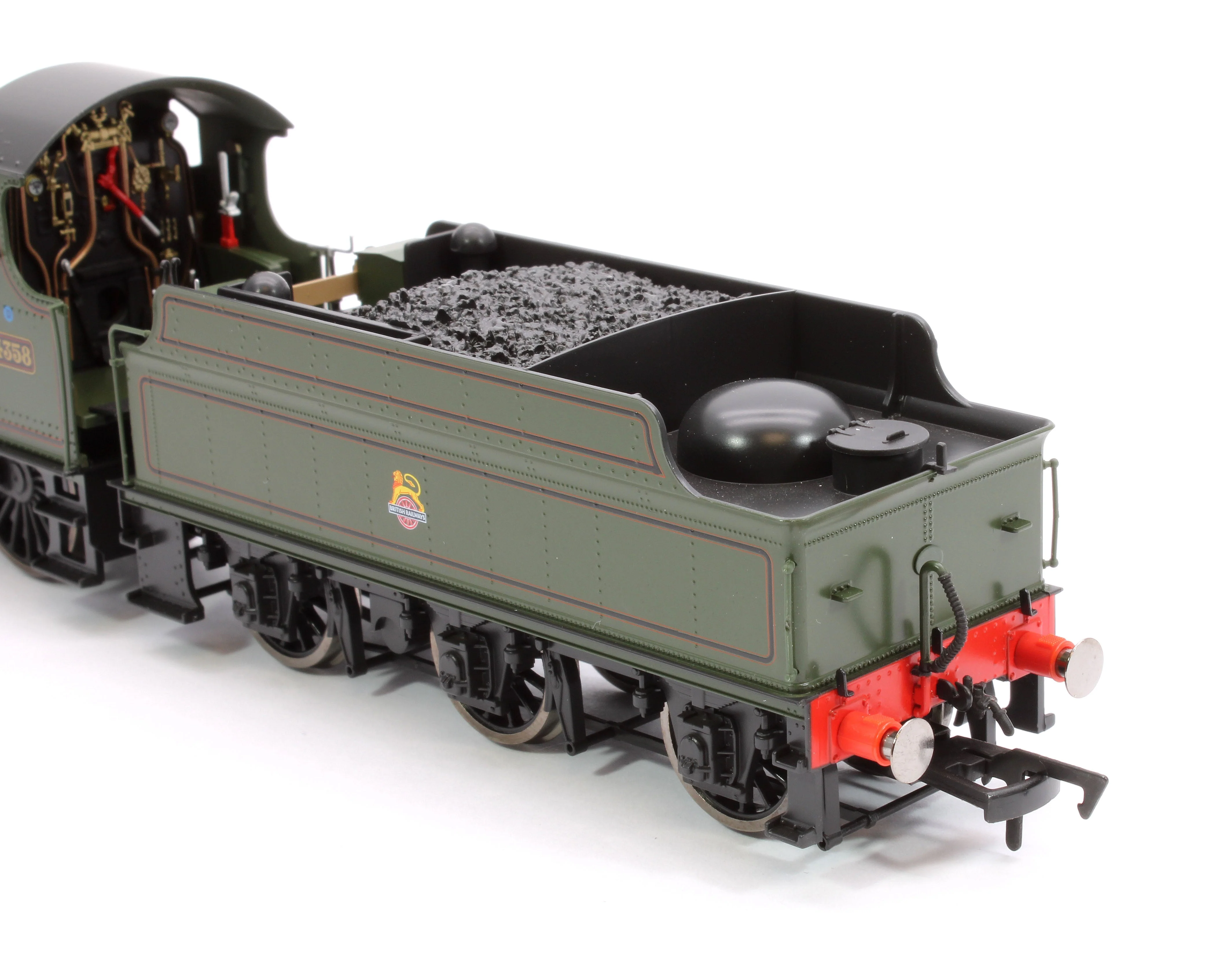 Pre-Owned 4S-043-015 GWR 43xx 2-6-0 Mogul 4358 BR Lined Green Early Crest Steam Locomotive - Image 10