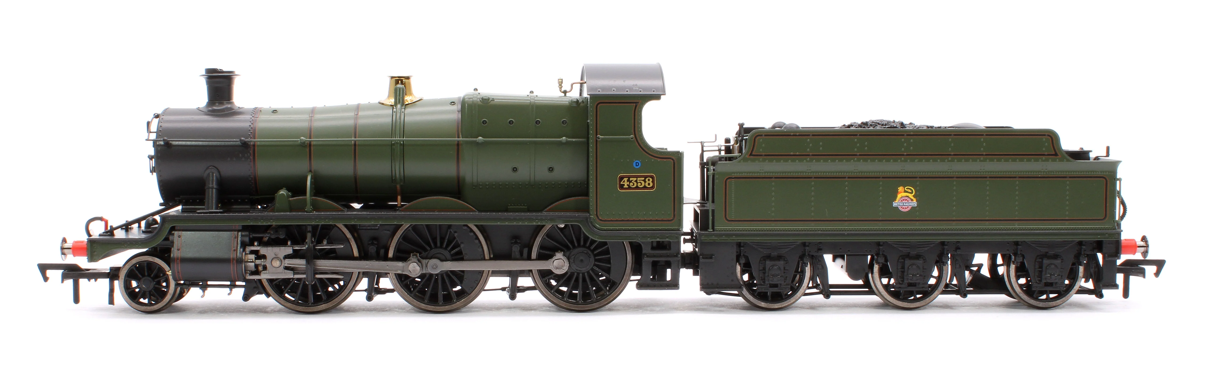 Pre-Owned 4S-043-015 GWR 43xx 2-6-0 Mogul 4358 BR Lined Green Early Crest Steam Locomotive - Image 5
