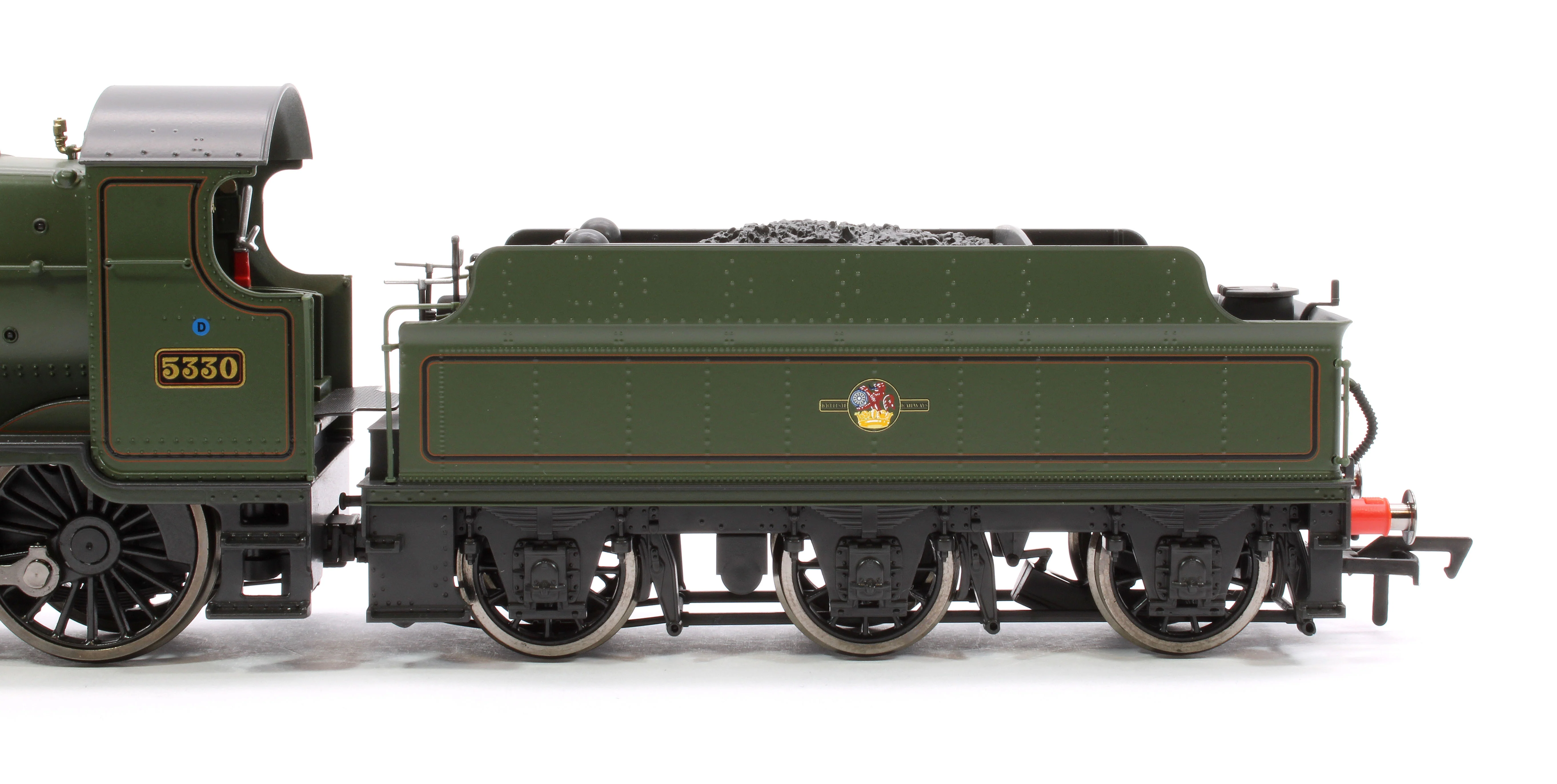 4S-043-016 GWR 43xx 2-6-0 Mogul 5330 BR Lined Green Late Crest Steam Locomotive - Image 7