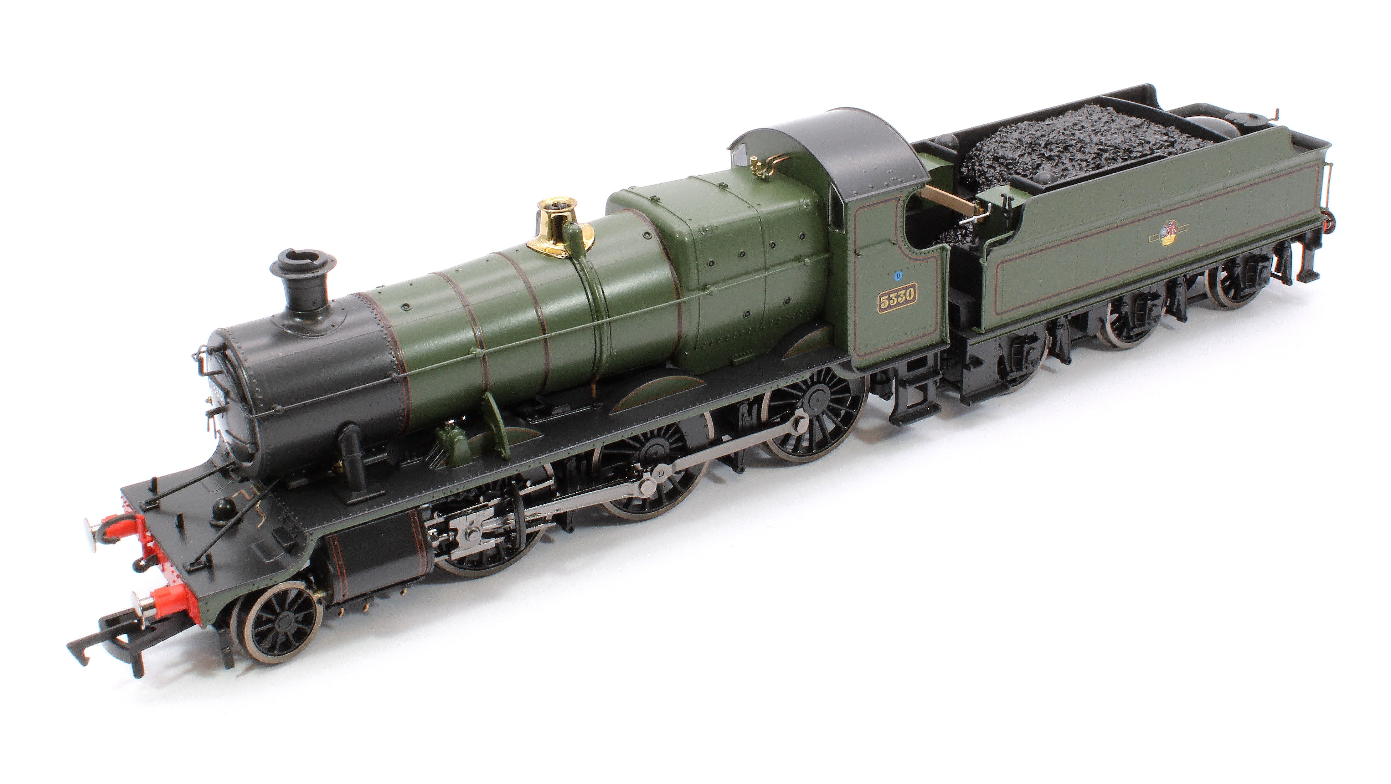 4S-043-016D GWR 43xx 2-6-0 Mogul 5330 BR Lined Green Late Crest Steam Locomotive - DCC Fitted - Image 13