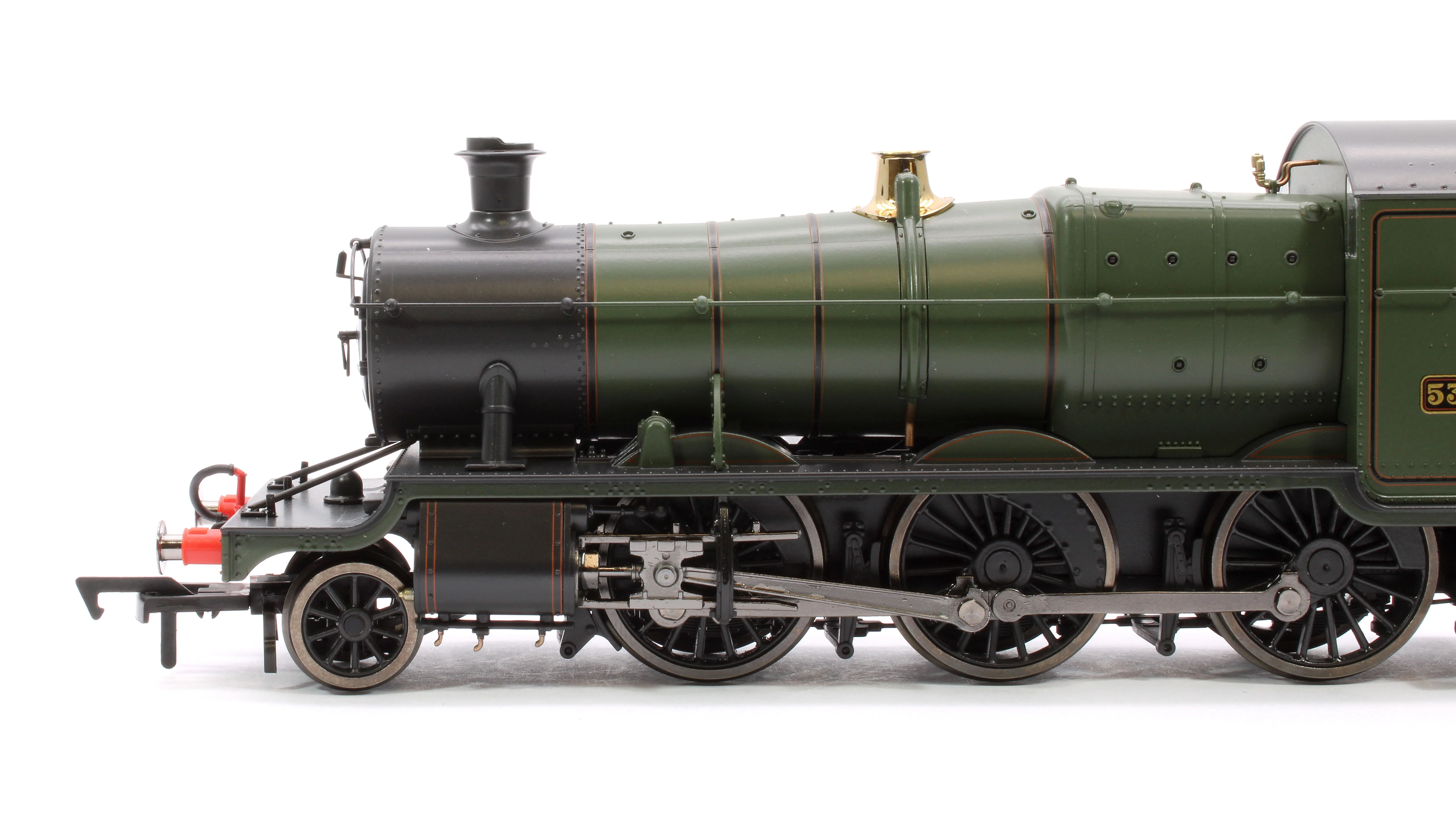 4S-043-016S GWR 43xx 2-6-0 Mogul 5330 BR Lined Green Late Crest Steam Locomotive - DCC Sound - Image 6