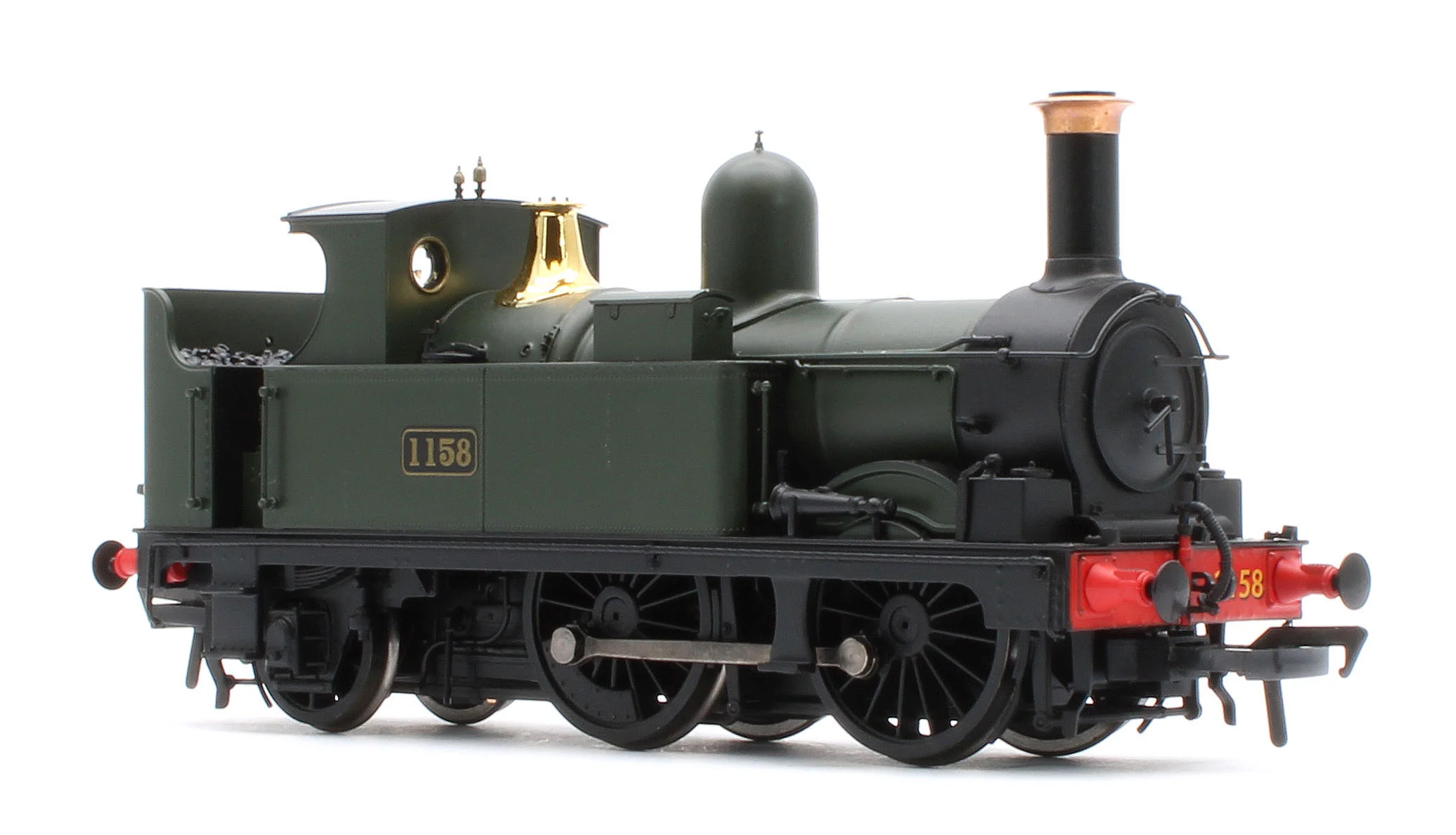 4S-517-003 GWR 517 Class 0-4-2 1158 G.W. Green Steam Locomotive - Image 6
