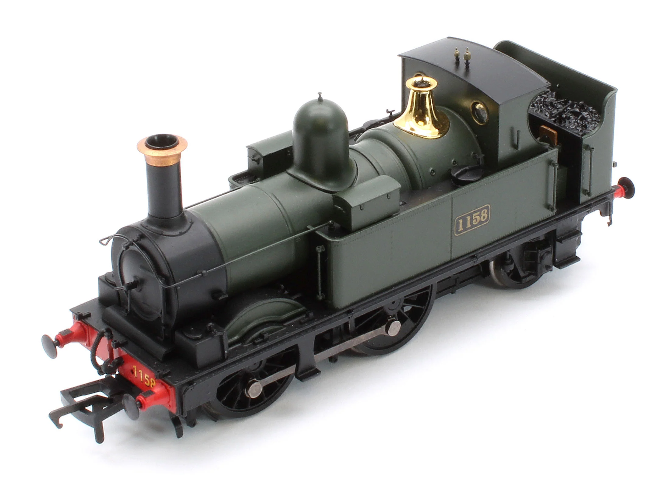 4S-517-003S GWR 517 Class 0-4-2 1158 G.W. Green Steam Locomotive - DCC Sound - Image 11